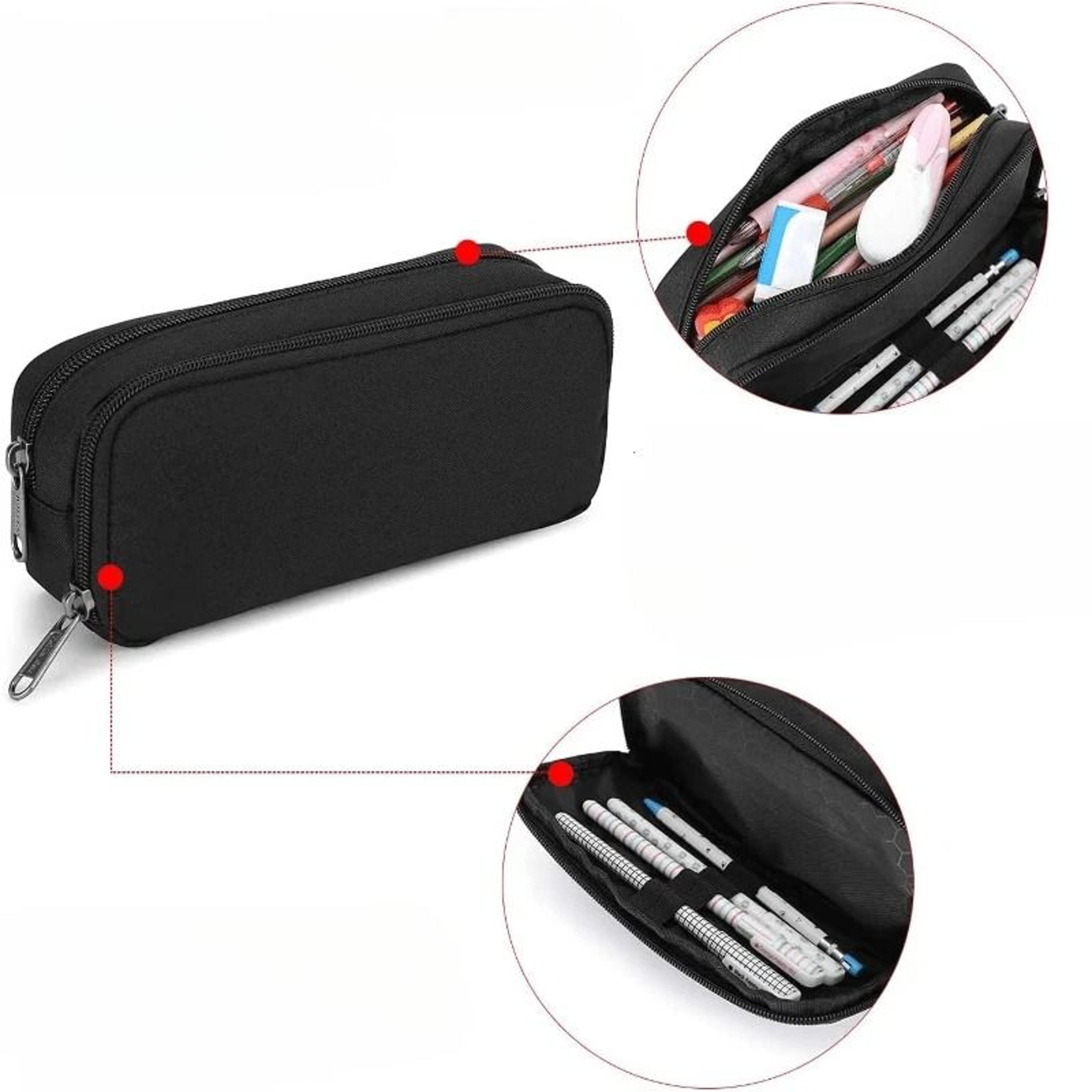 High Capacity Executive Pencil Pouch And MultiPurpose Stationery Hardware Organizer 2