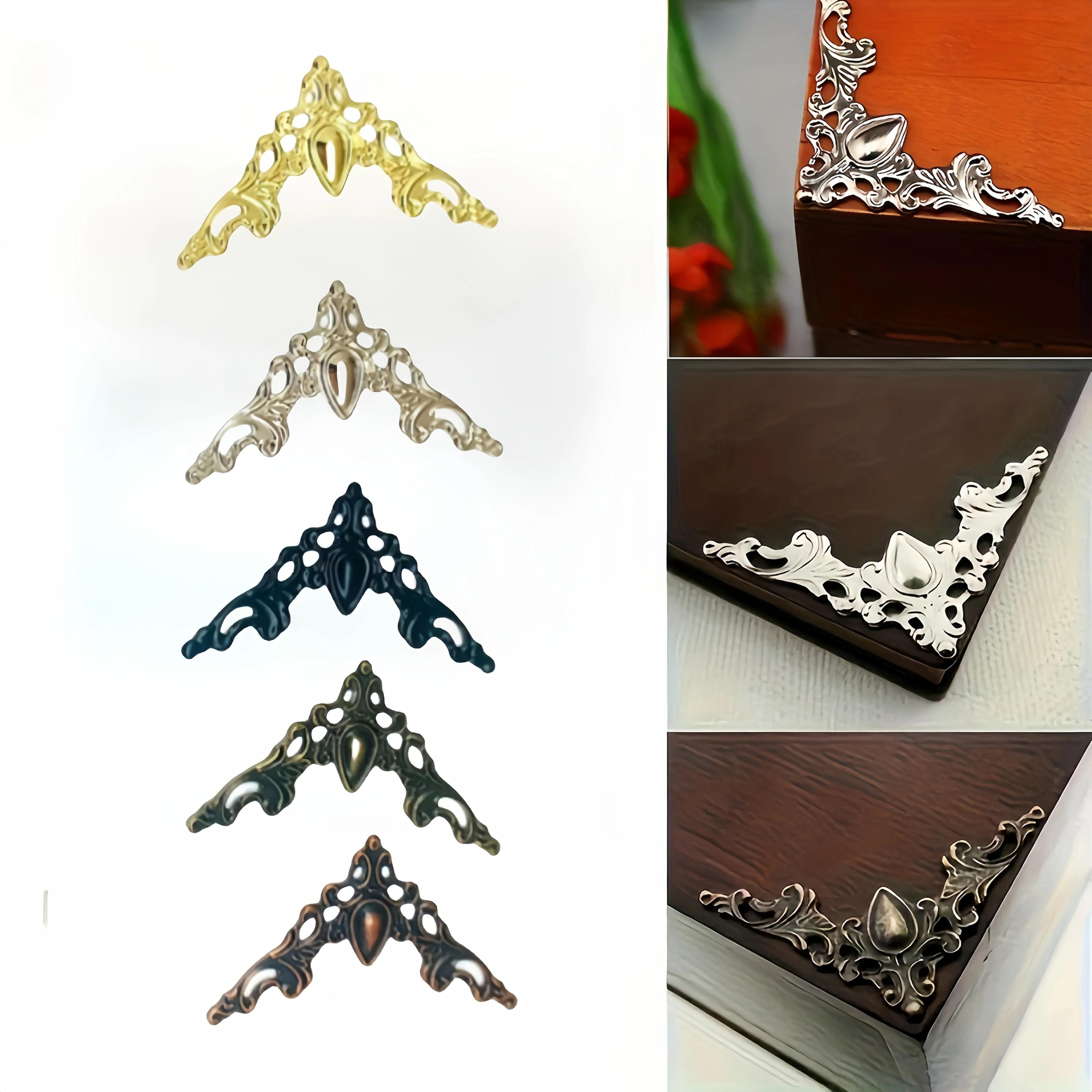 High Stability Decorative Metal Corner Protectors And 50 Piece Hollow Triangle Edge Guard Set 0