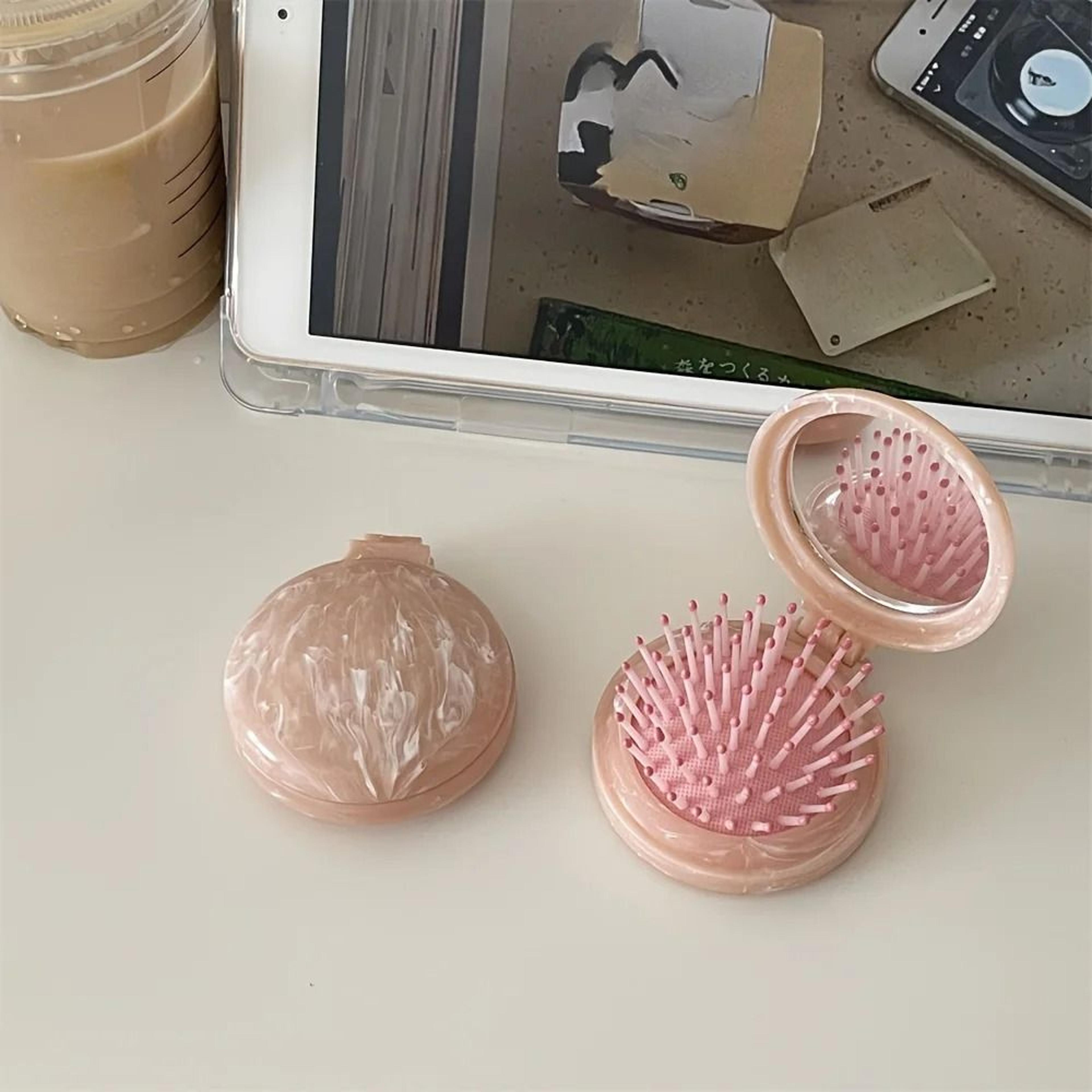 Professional High Stability Marble Patterned Air Cushion Hair Comb And Integrated Precision Travel  6