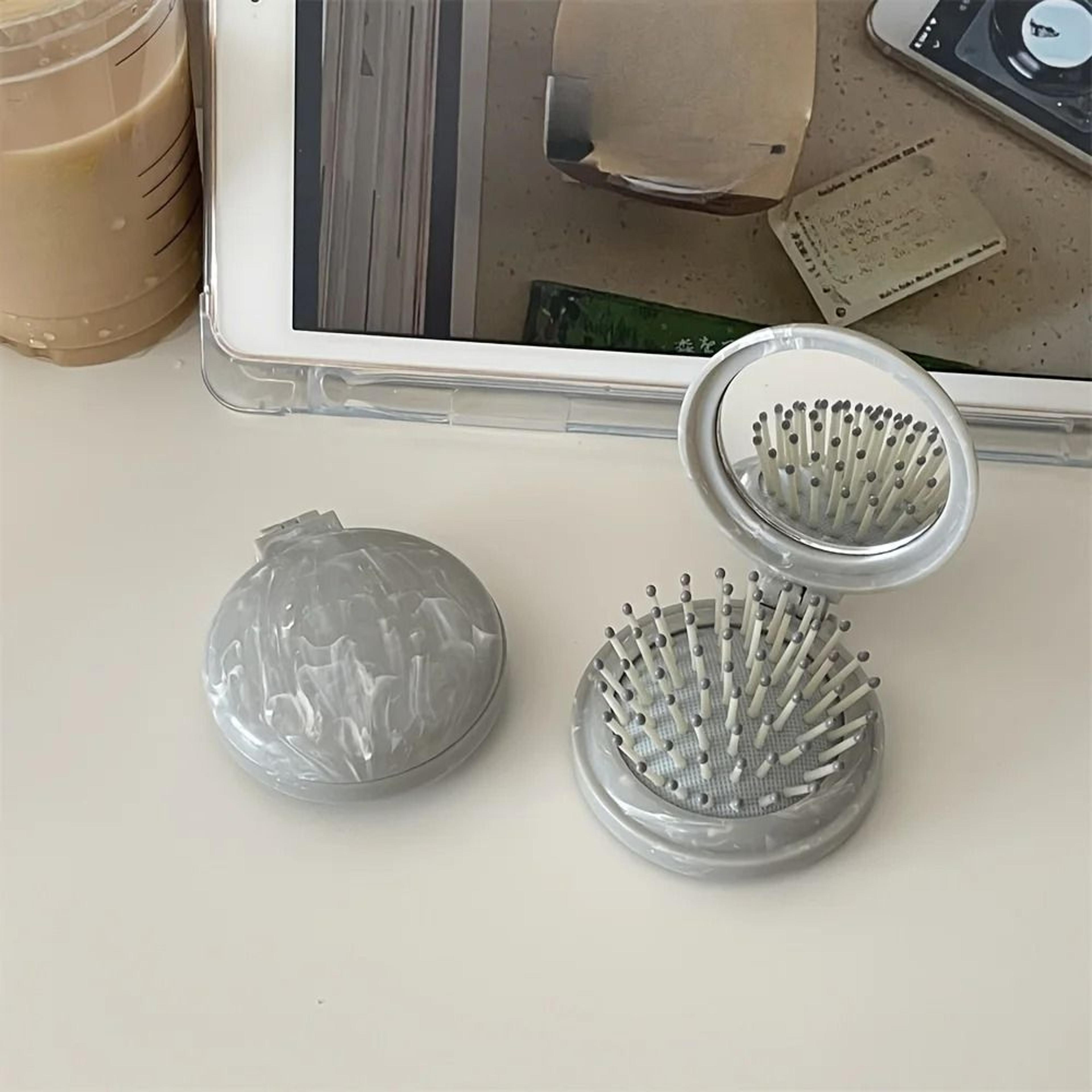 Professional High Stability Marble Patterned Air Cushion Hair Comb And Integrated Precision Travel  7