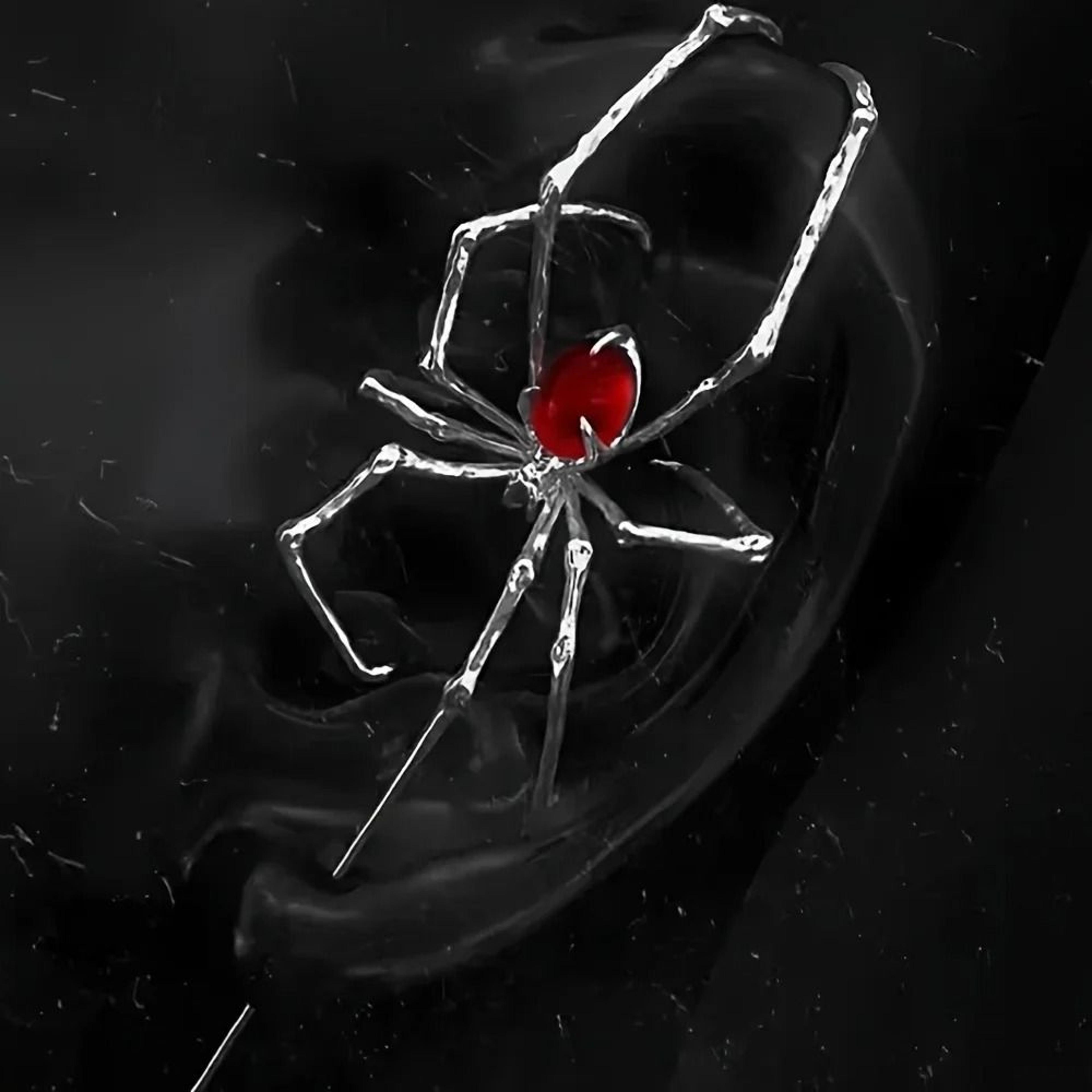 Gothic Dark Spider Crawl Pendants And Edgy Punk Aesthetic Jewelry Hardware 1