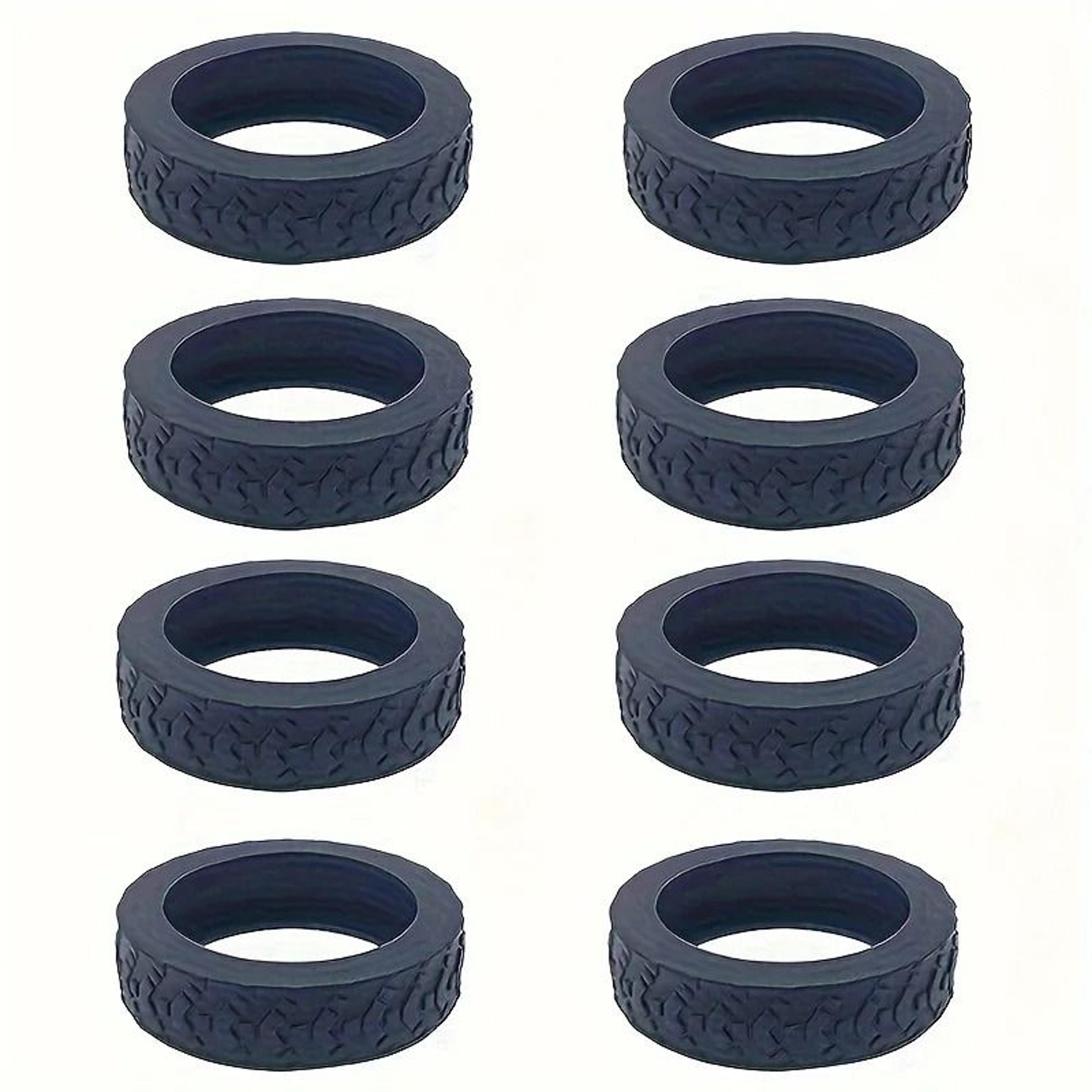 High Stability 8Piece Silicone Luggage Wheel Covers And Industrial Grade Noise Reduction Hardware 1