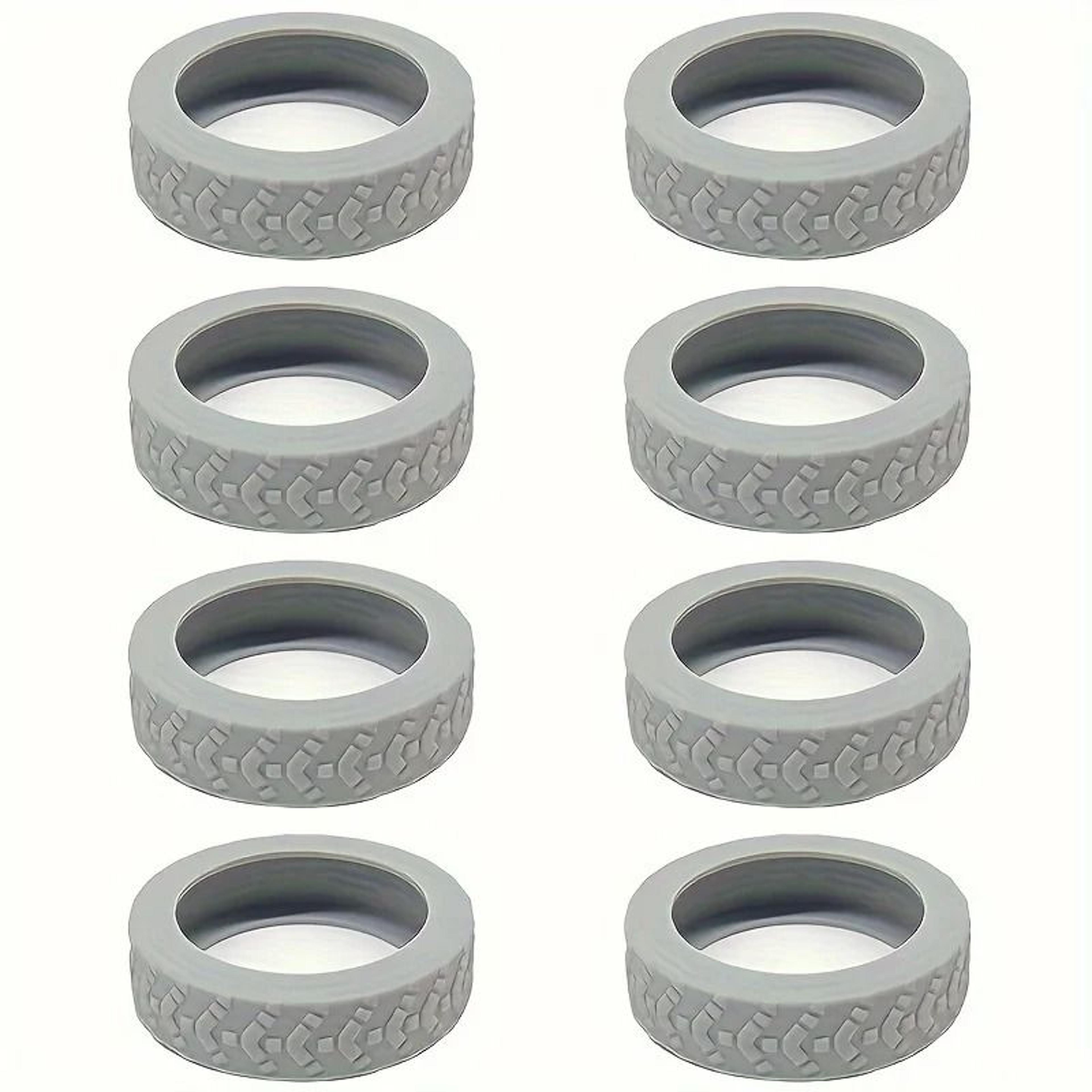 High Stability 8Piece Silicone Luggage Wheel Covers And Industrial Grade Noise Reduction Hardware 8