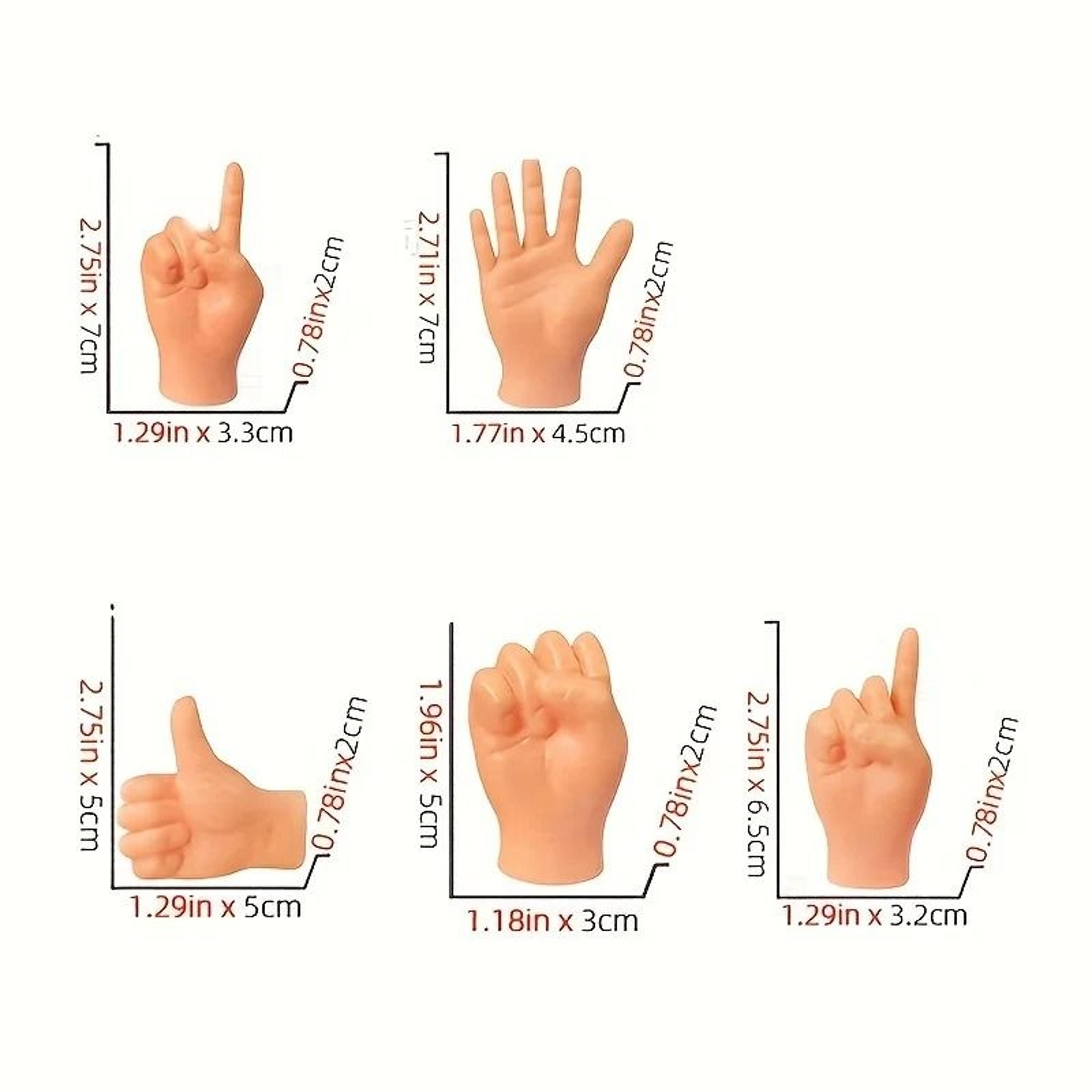 Small Hands Finger Puppet Set And Precision Miniature Rubber Performance Hardware 1
