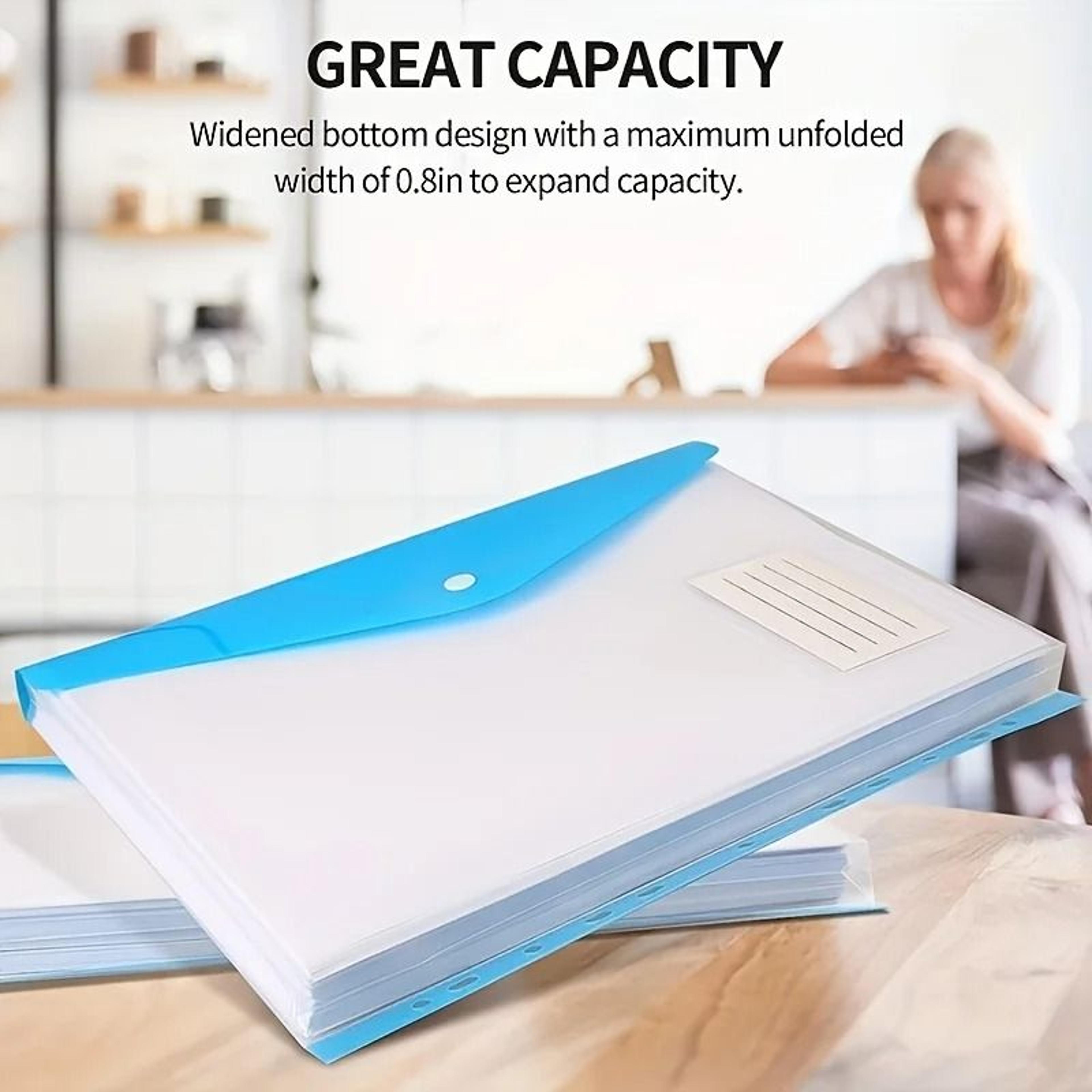 Expandable A4 LooseLeaf Document Pockets 4