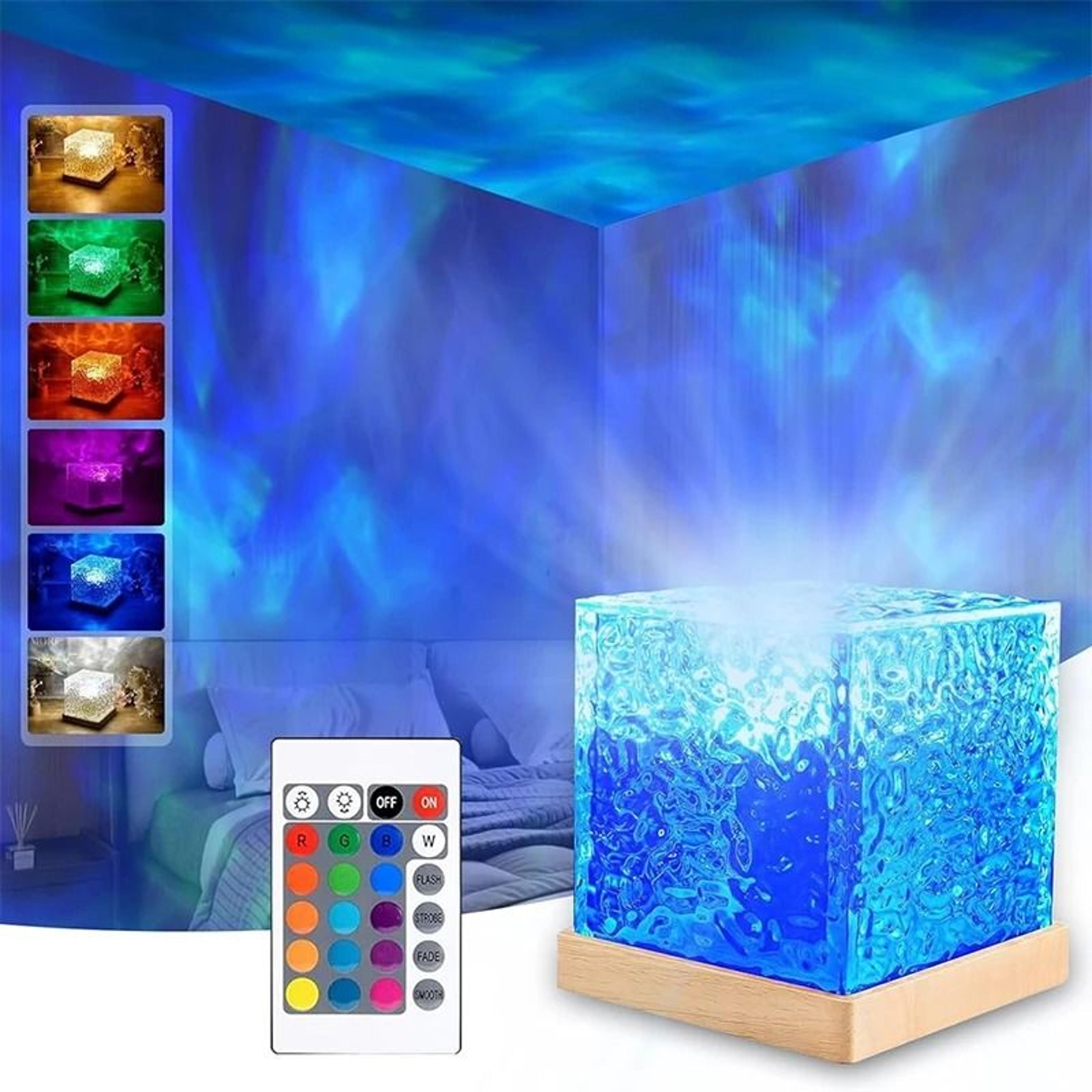 Ocean Wave Projector Light  Midnight Aura Aurora Glow Lamp 1