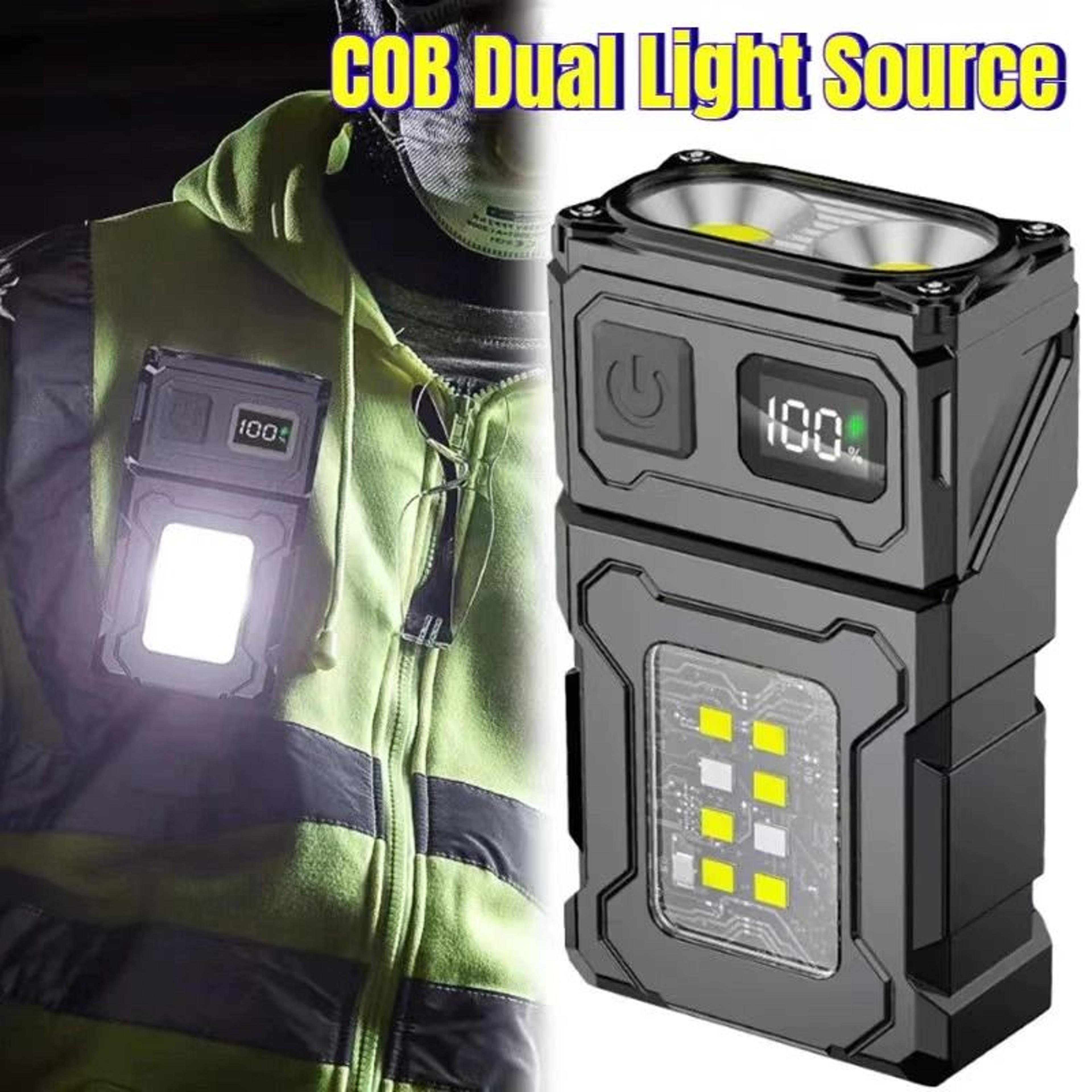 Multifunctional Mini Rechargeable LED Flashlight And Tail Magnet Work Light 0