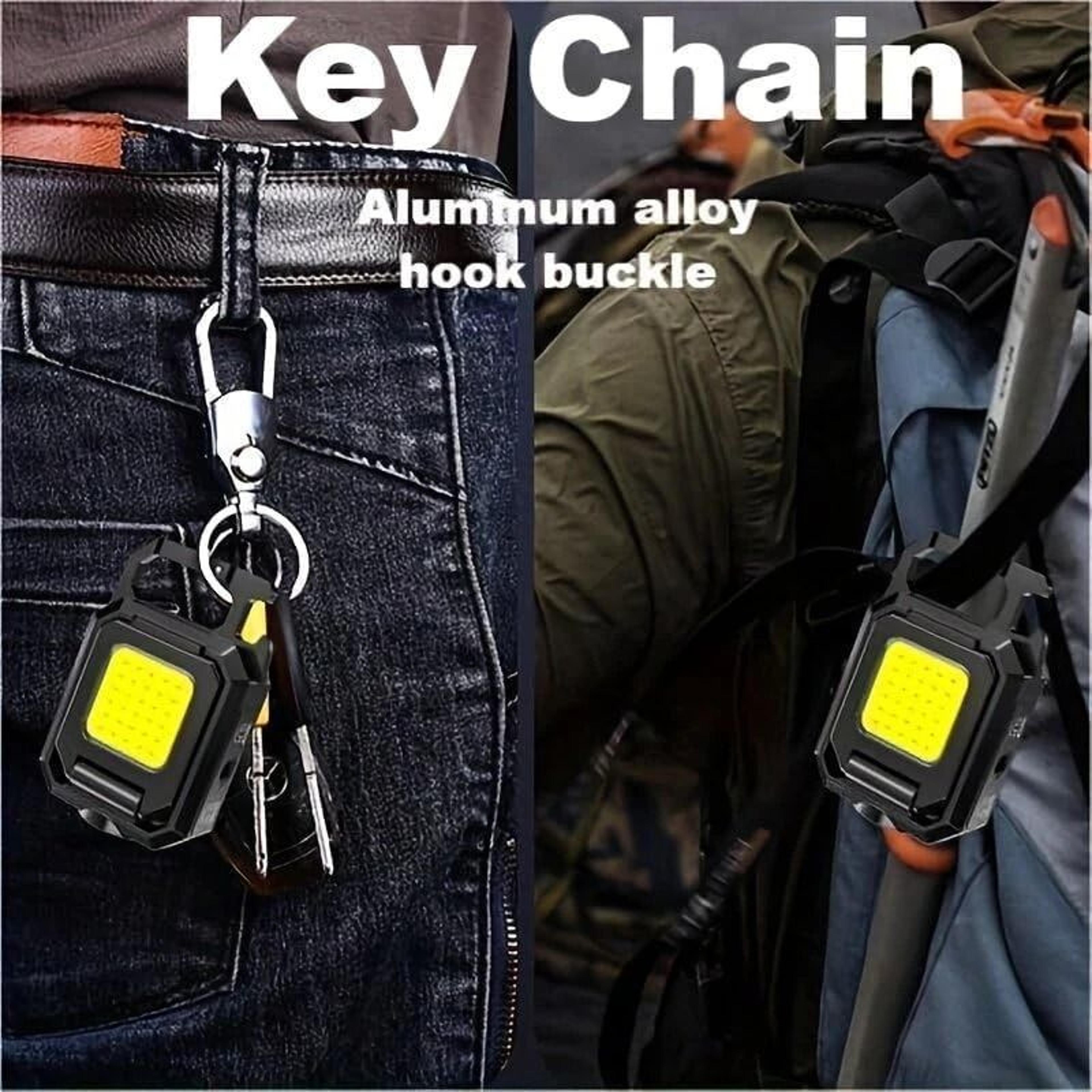 Portable Mini LED Torch And COB Keychain Work Light 6