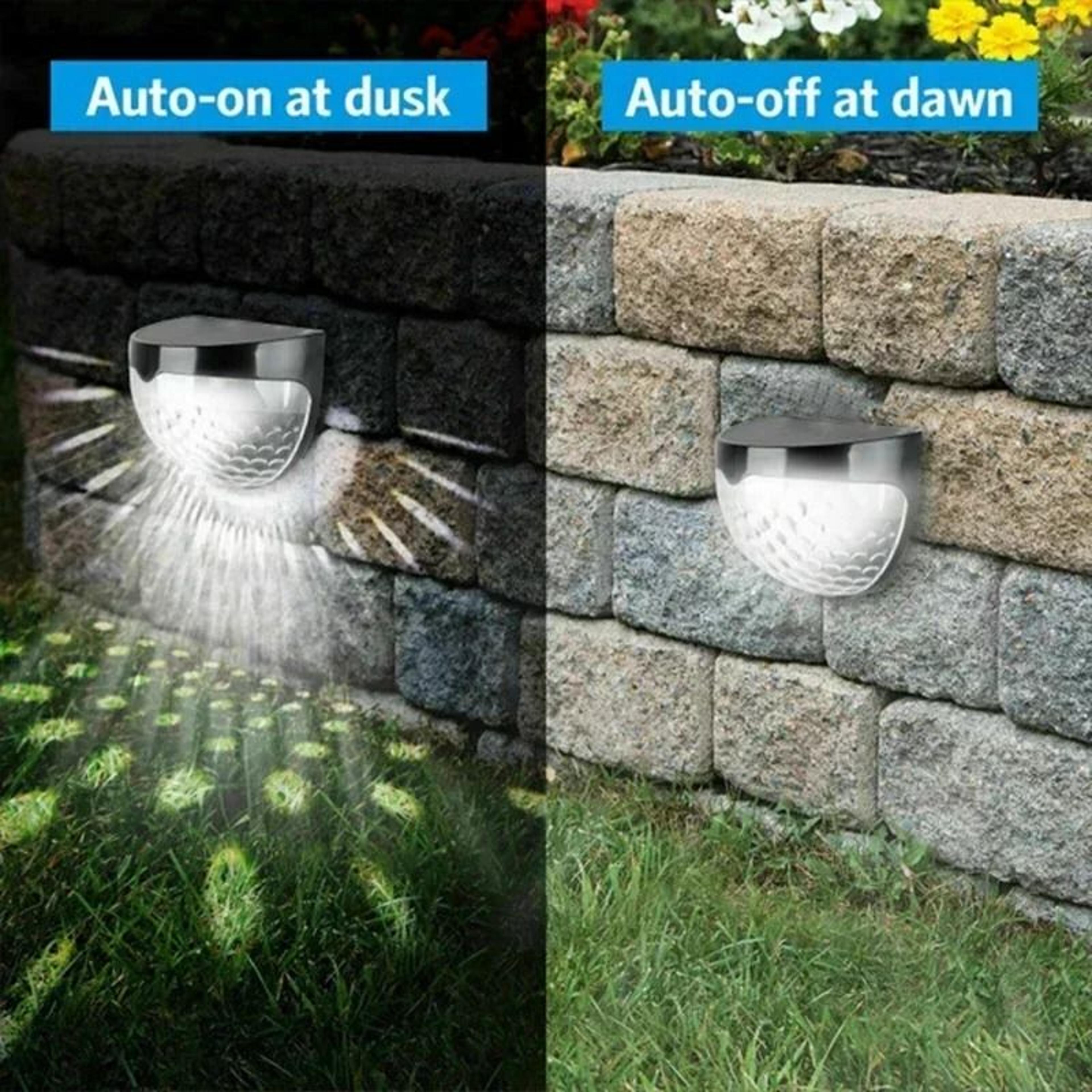 LED Solar Outdoor Wall And Fence Lamp 3