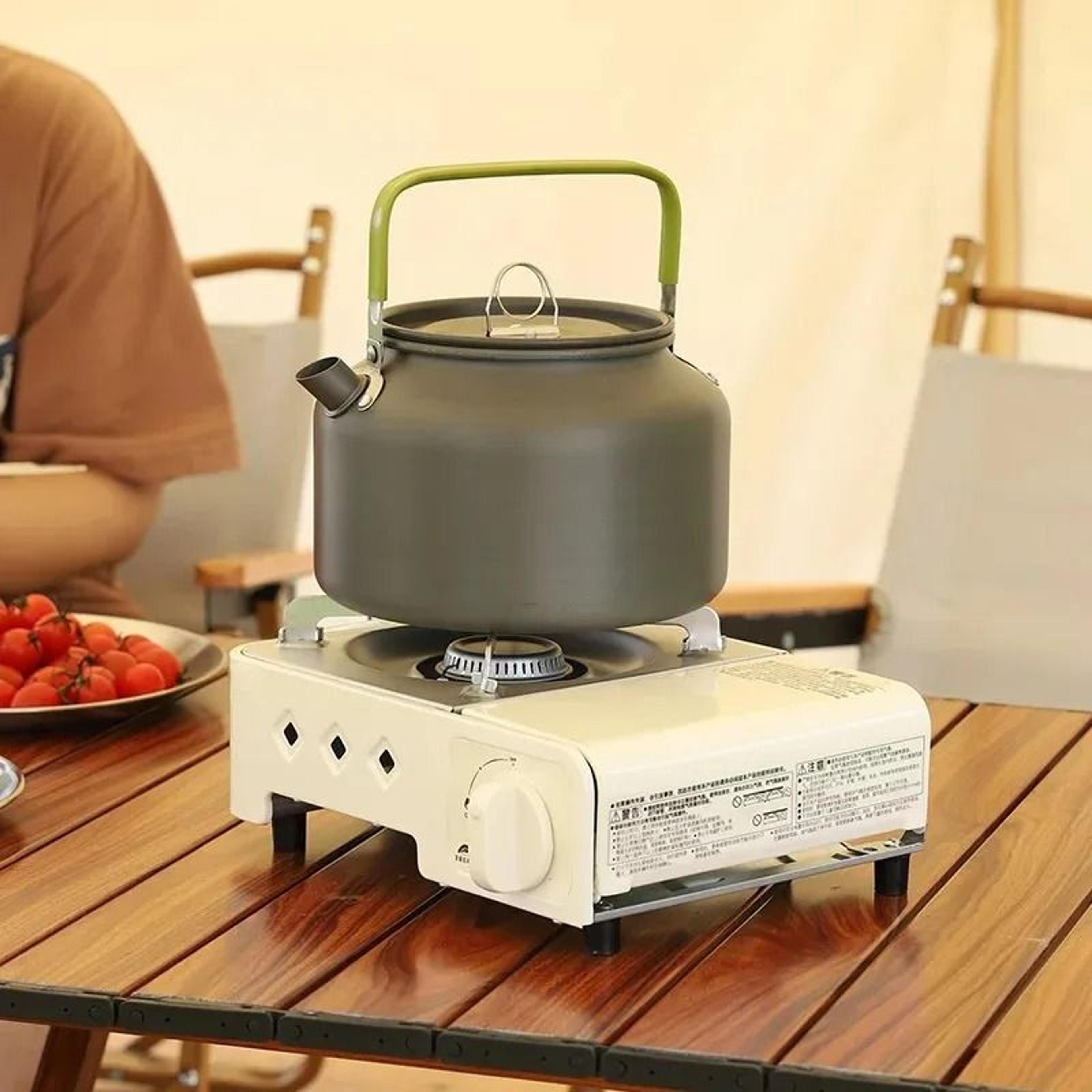 Aluminum Alloy Portable Outdoor Camping Kettle 5