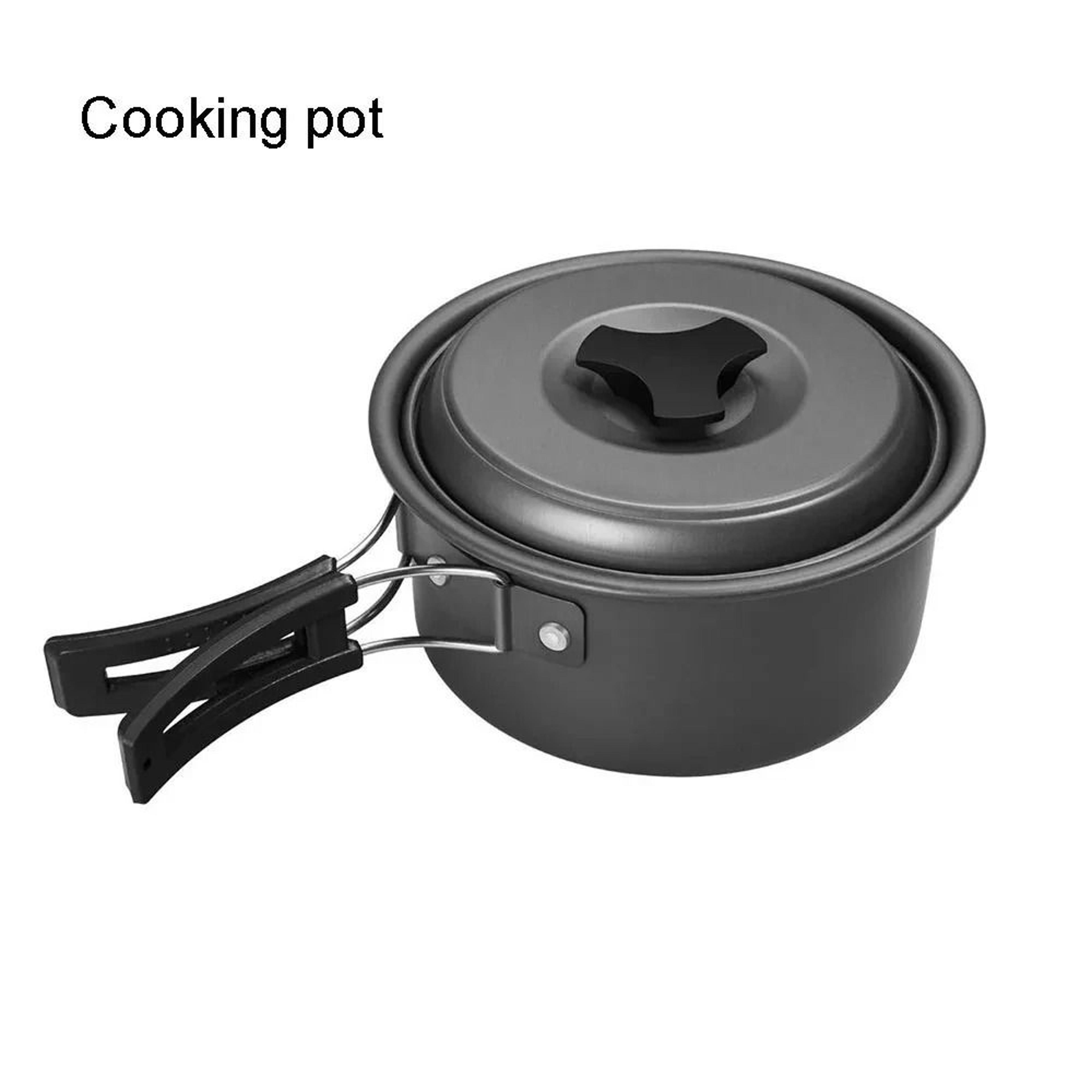 Aluminum NonStick Outdoor Camping Cookware Set 10