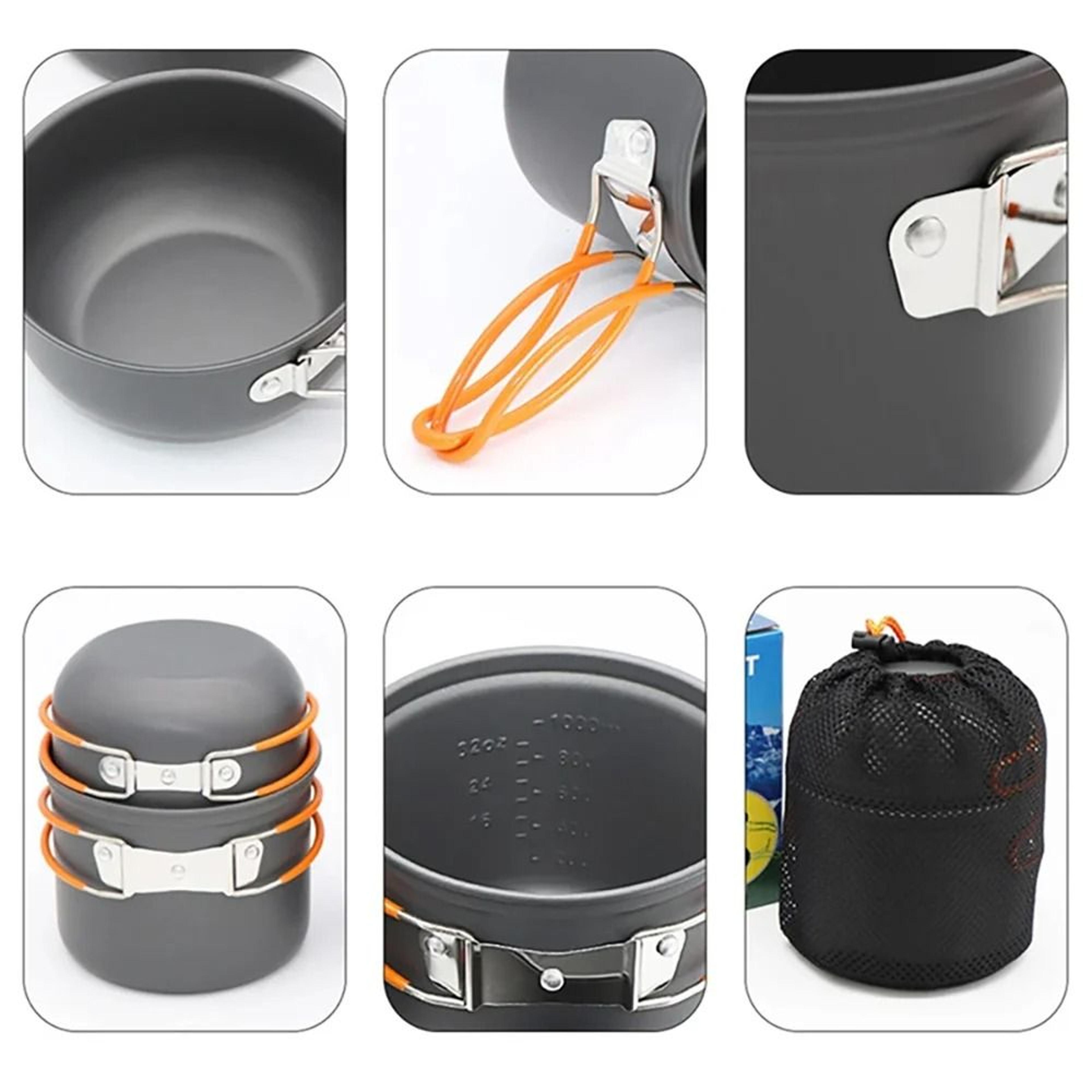 Professional 12 Person Compact Picnic Cookware  Tableware Set 3