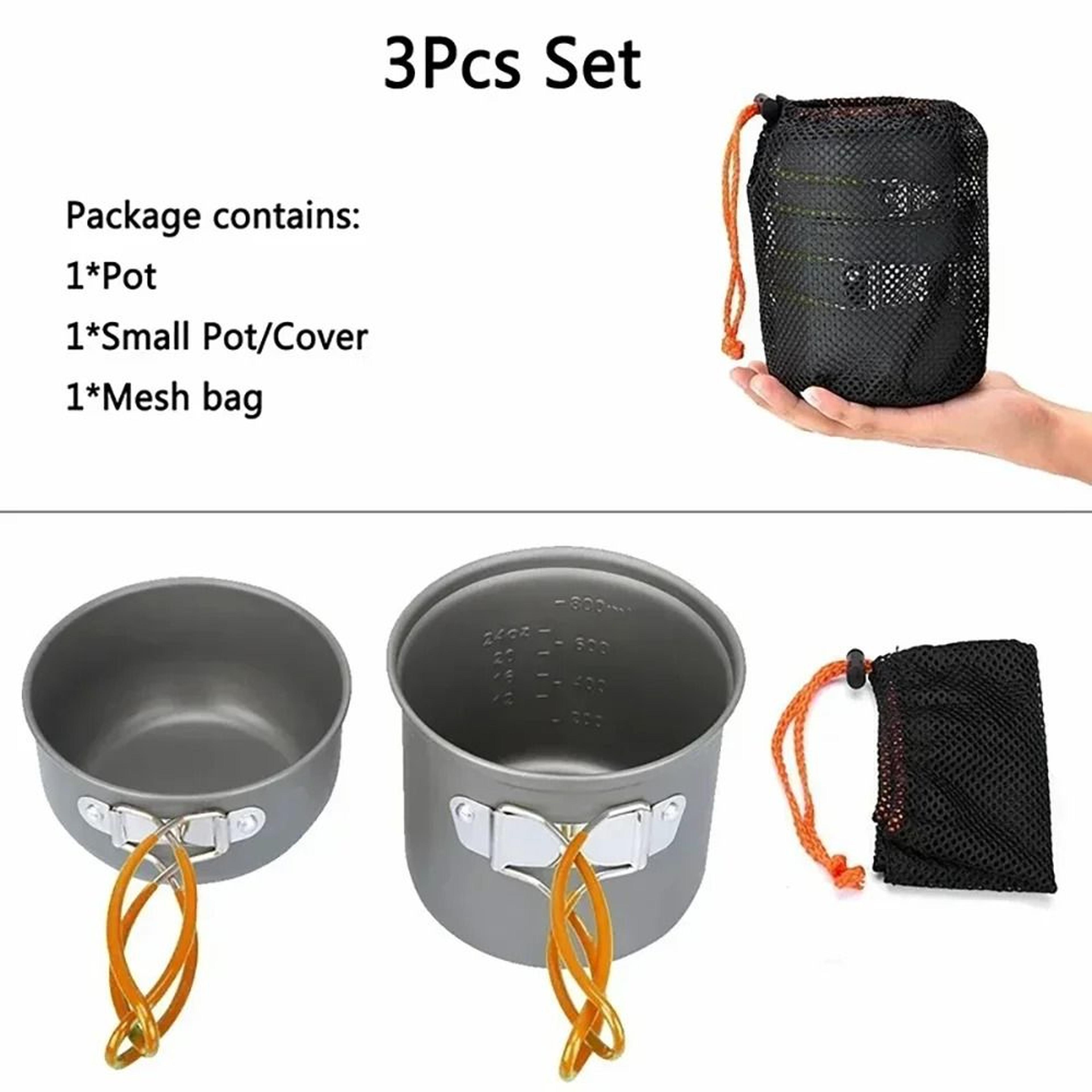 Professional 12 Person Compact Picnic Cookware  Tableware Set 7
