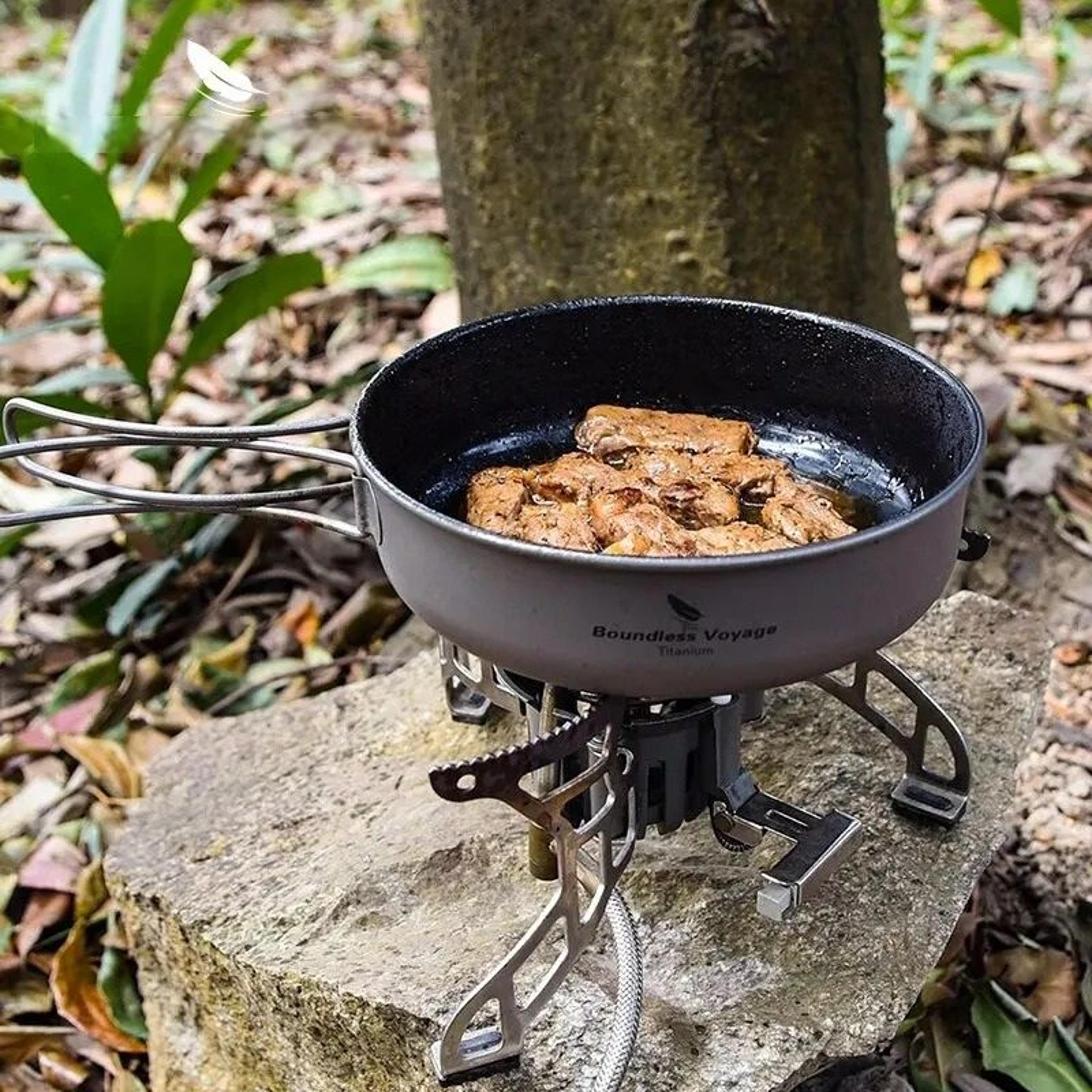 Ultralight Titanium NonStick Frying Pan With Ceramic Coating 5