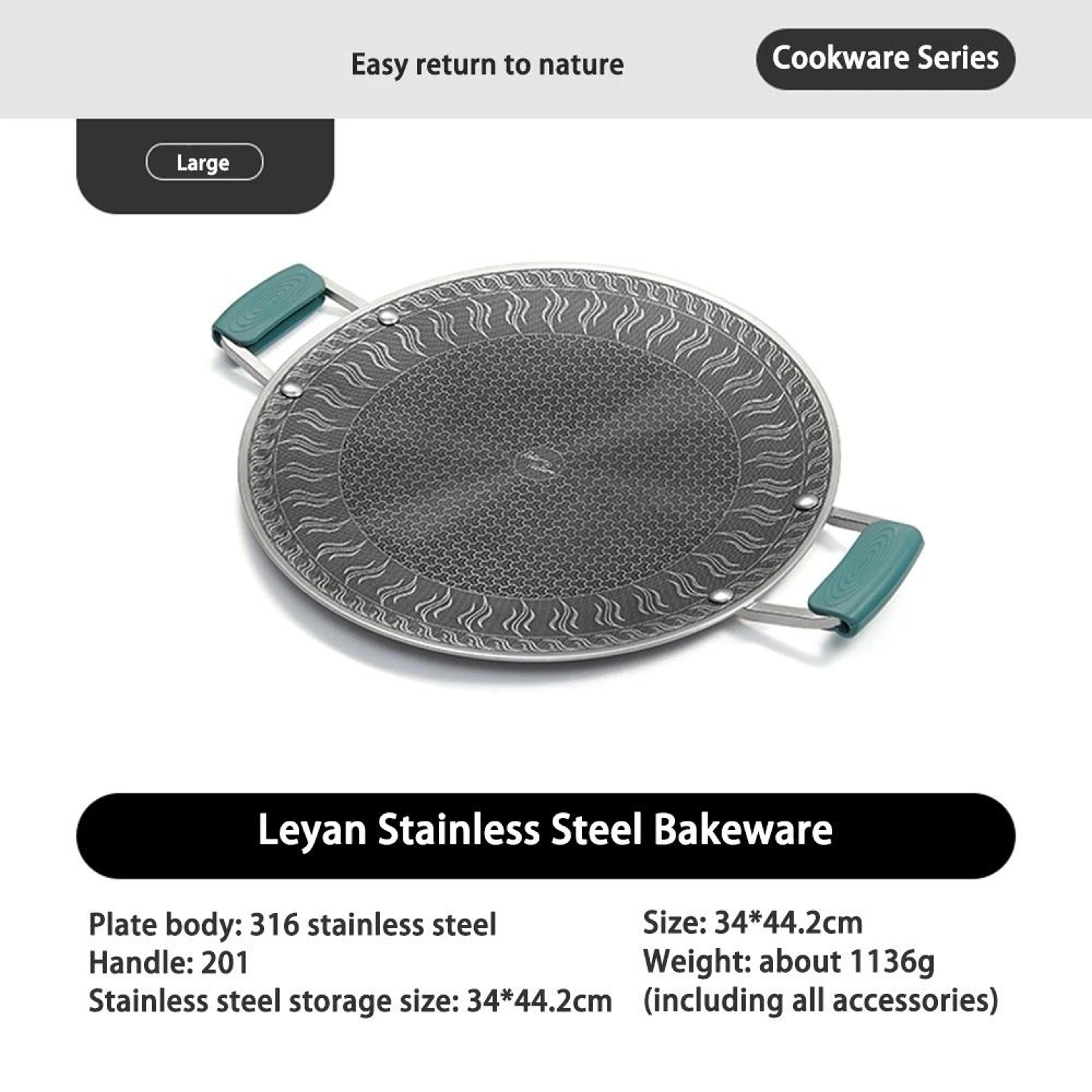 Round Honeycomb NonStick Barbecue Plate 6