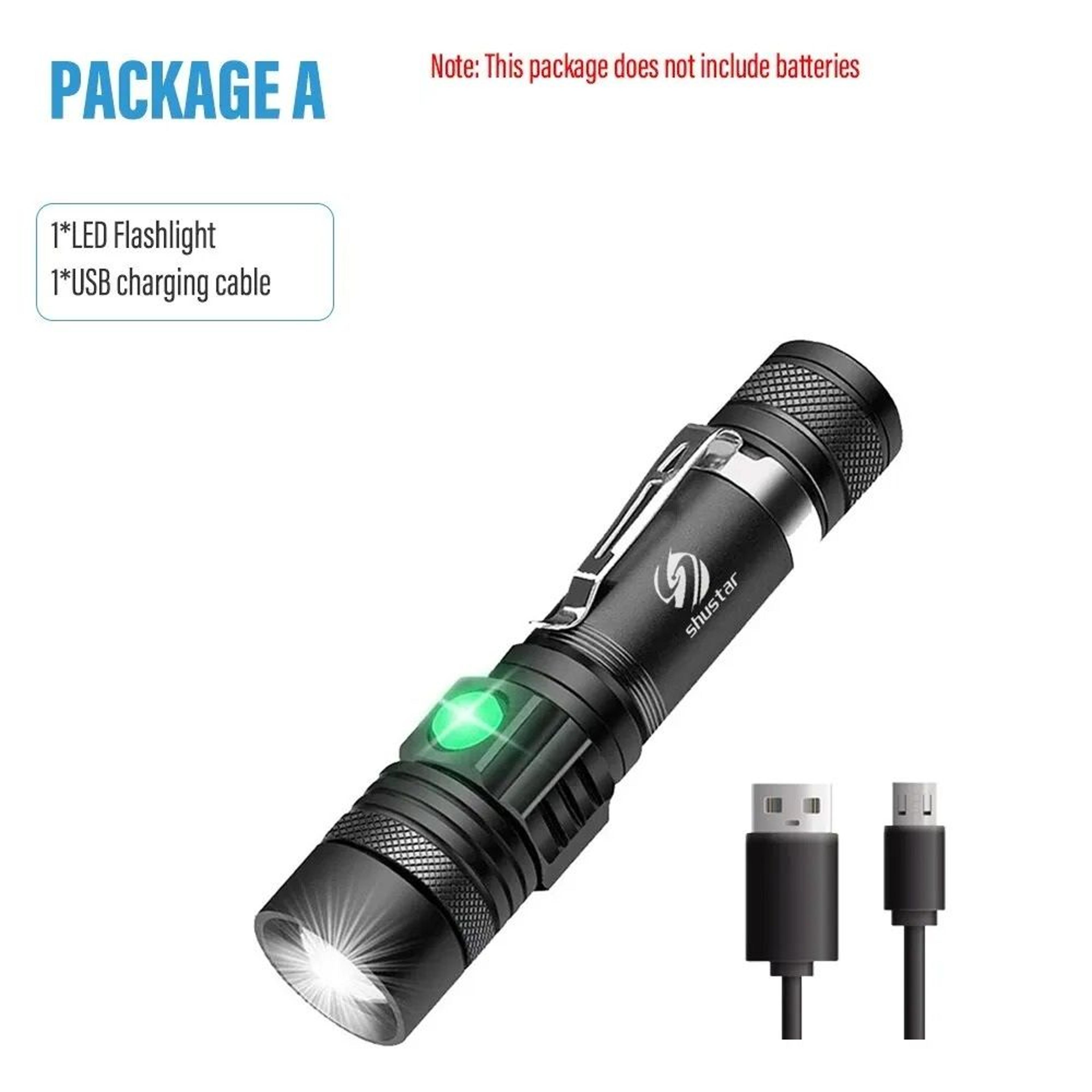 HighPower Zoomable LED Tactical Flashlight 8