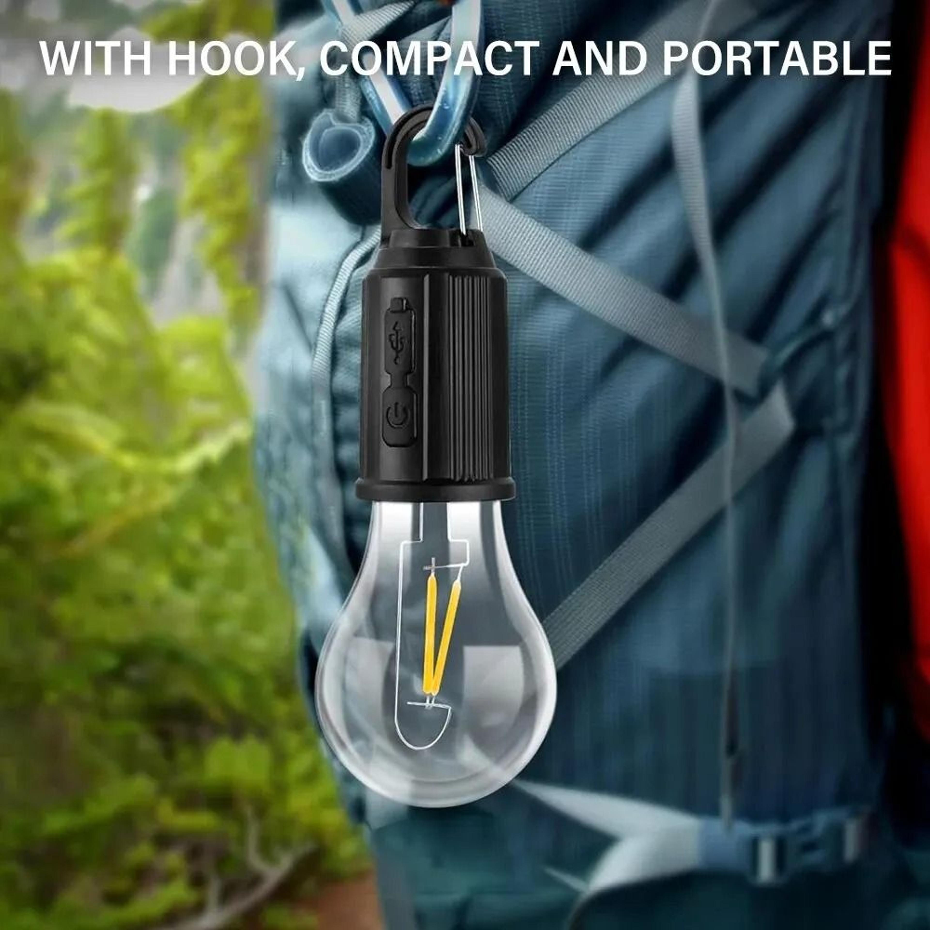 Portable Hanging LED Camping Lantern  USB Rechargeable Outdoor Emergency Light 3