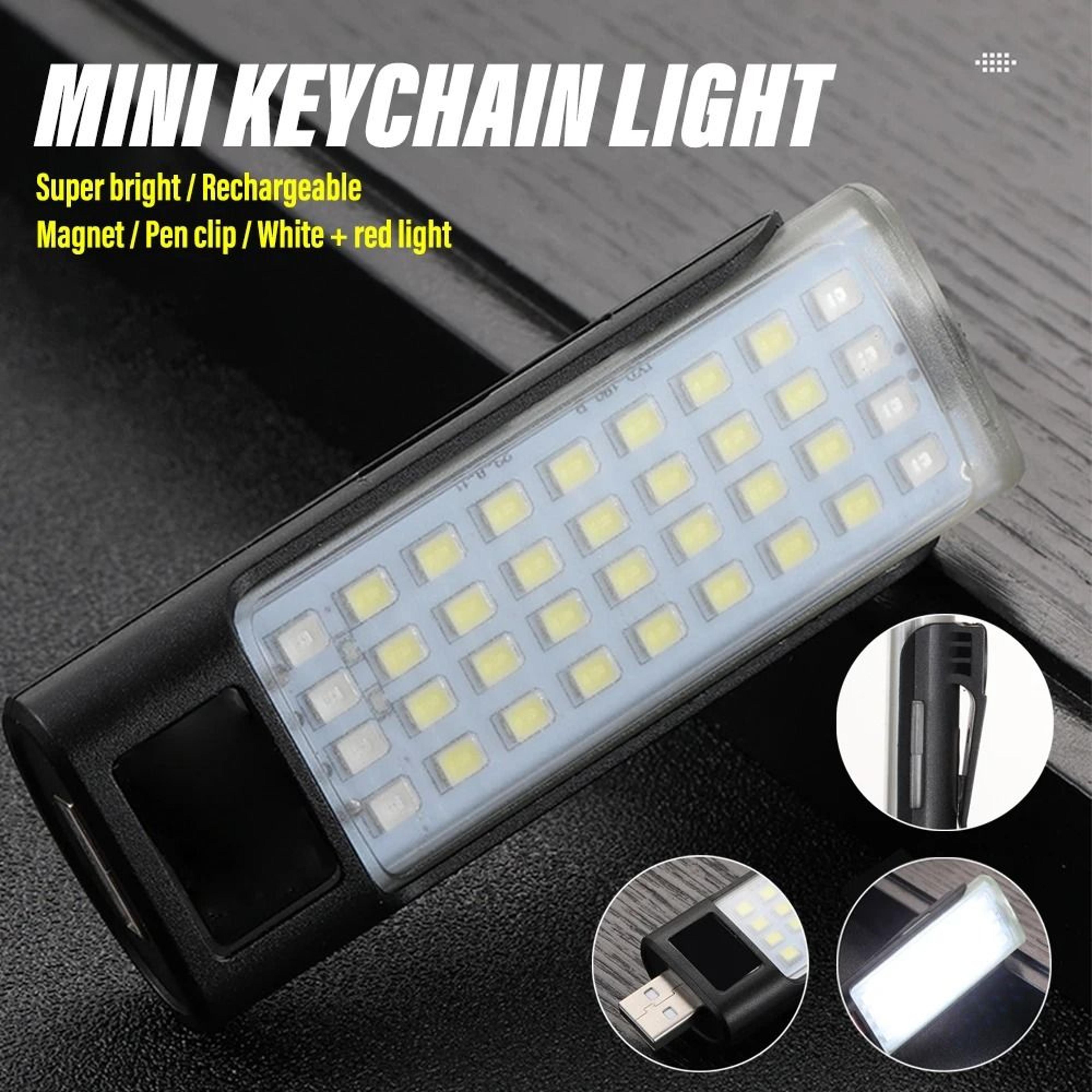 UltraCompact Keychain LED Flashlight  Portable MultiMode Rechargeable Worklight 1