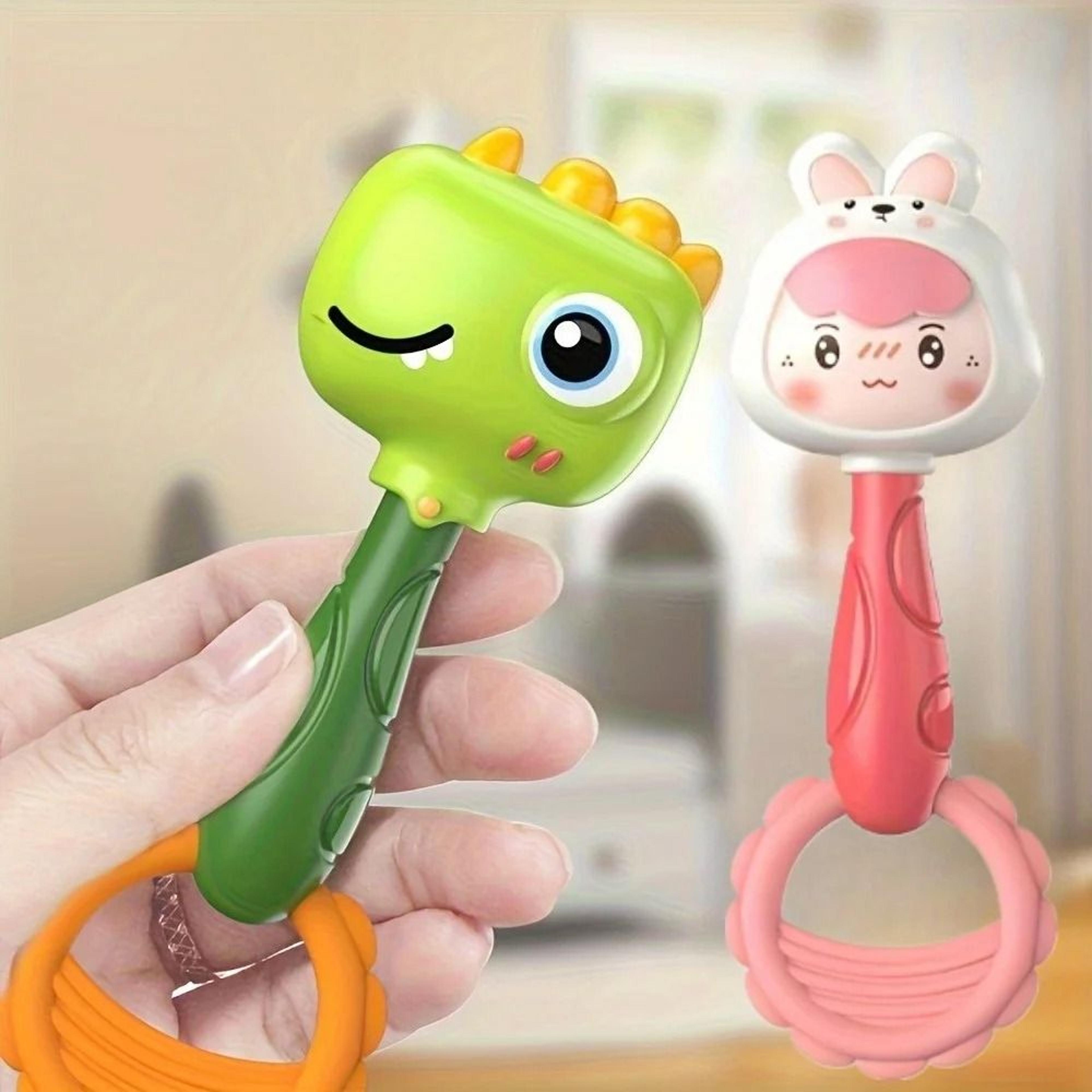 Soft Sensory Hand Chime Toy  Interactive Animal Plush For Early Development 5
