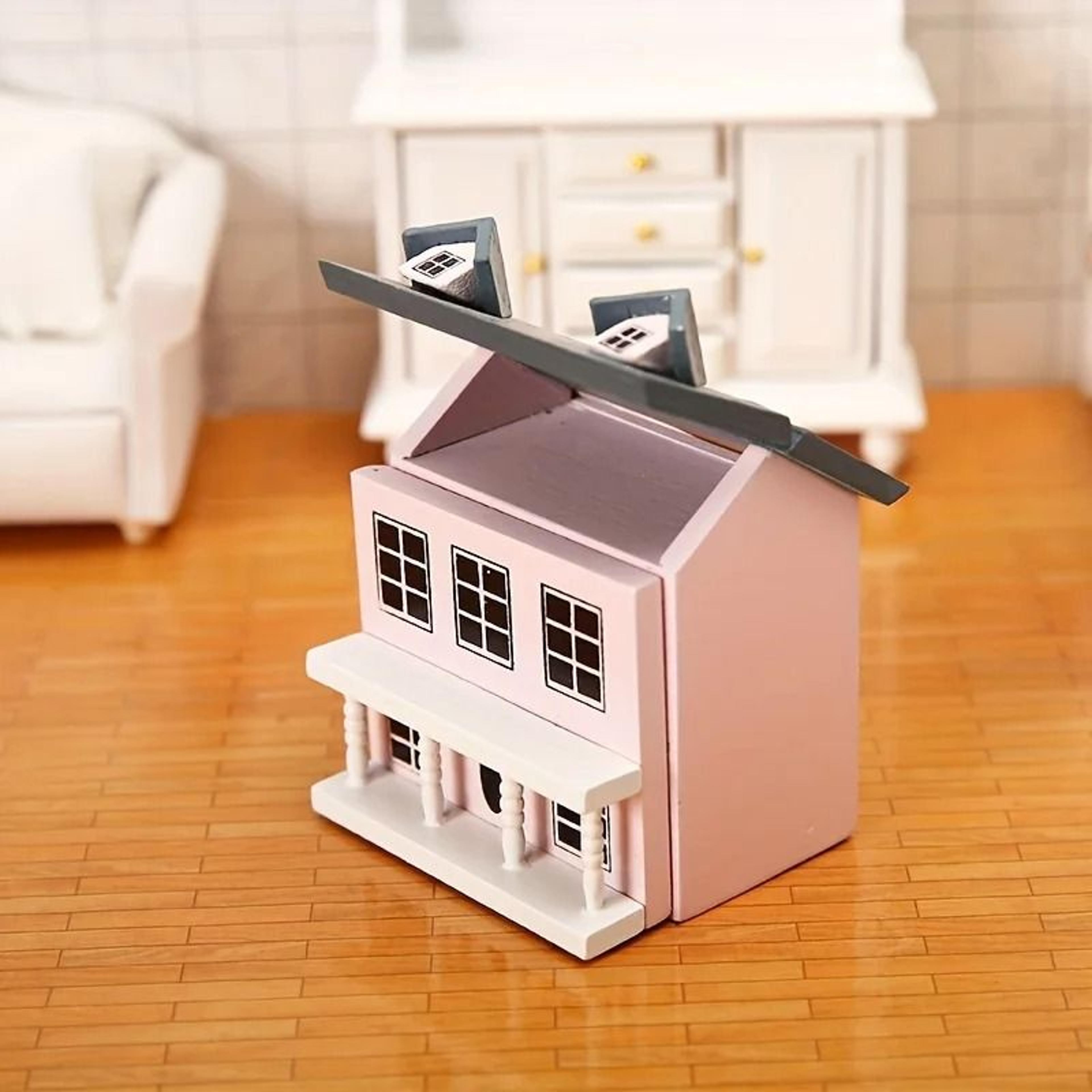 Miniature Pocket Villa Furniture Set  Charming Dollhouse Decor  Accessories 0