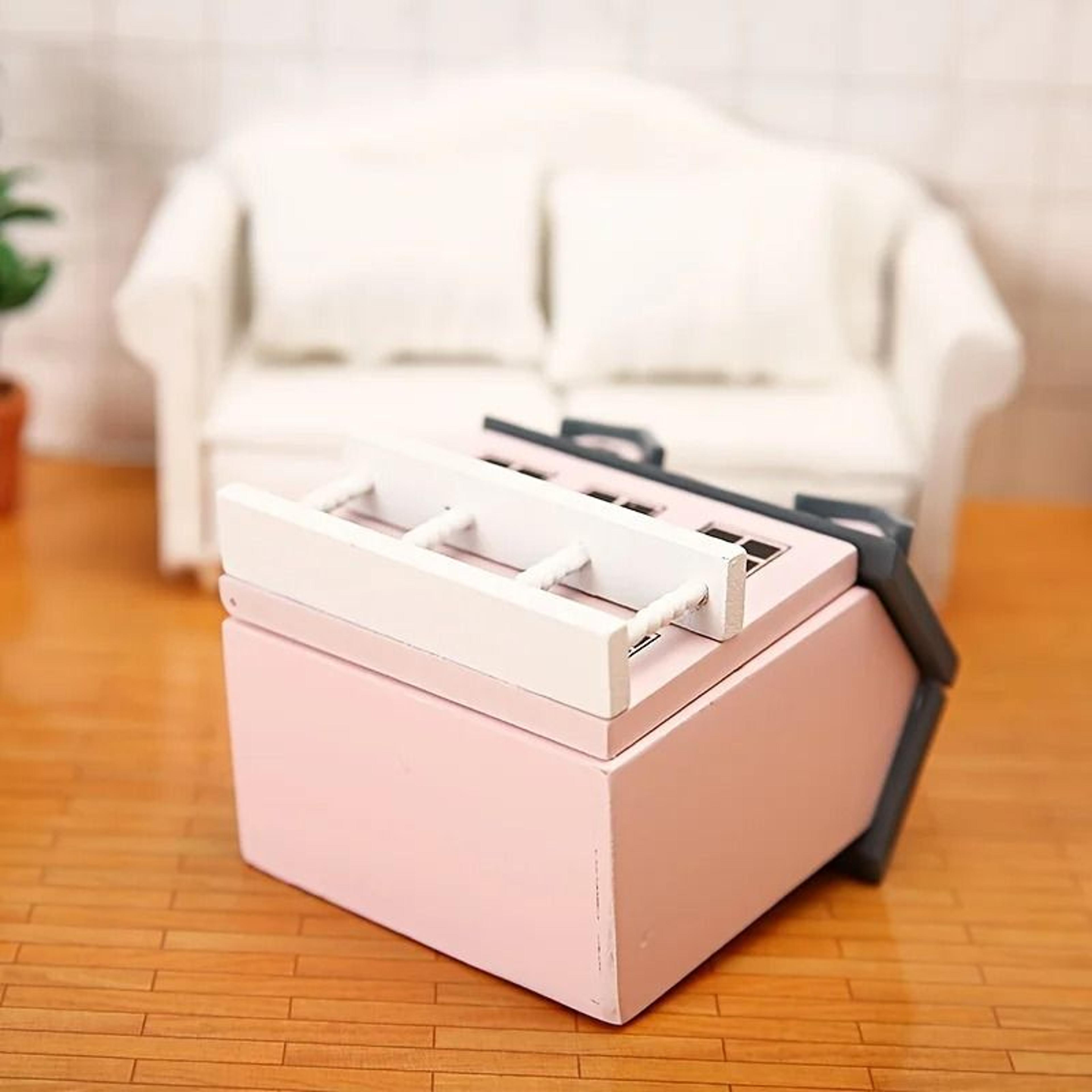 Miniature Pocket Villa Furniture Set  Charming Dollhouse Decor  Accessories 4