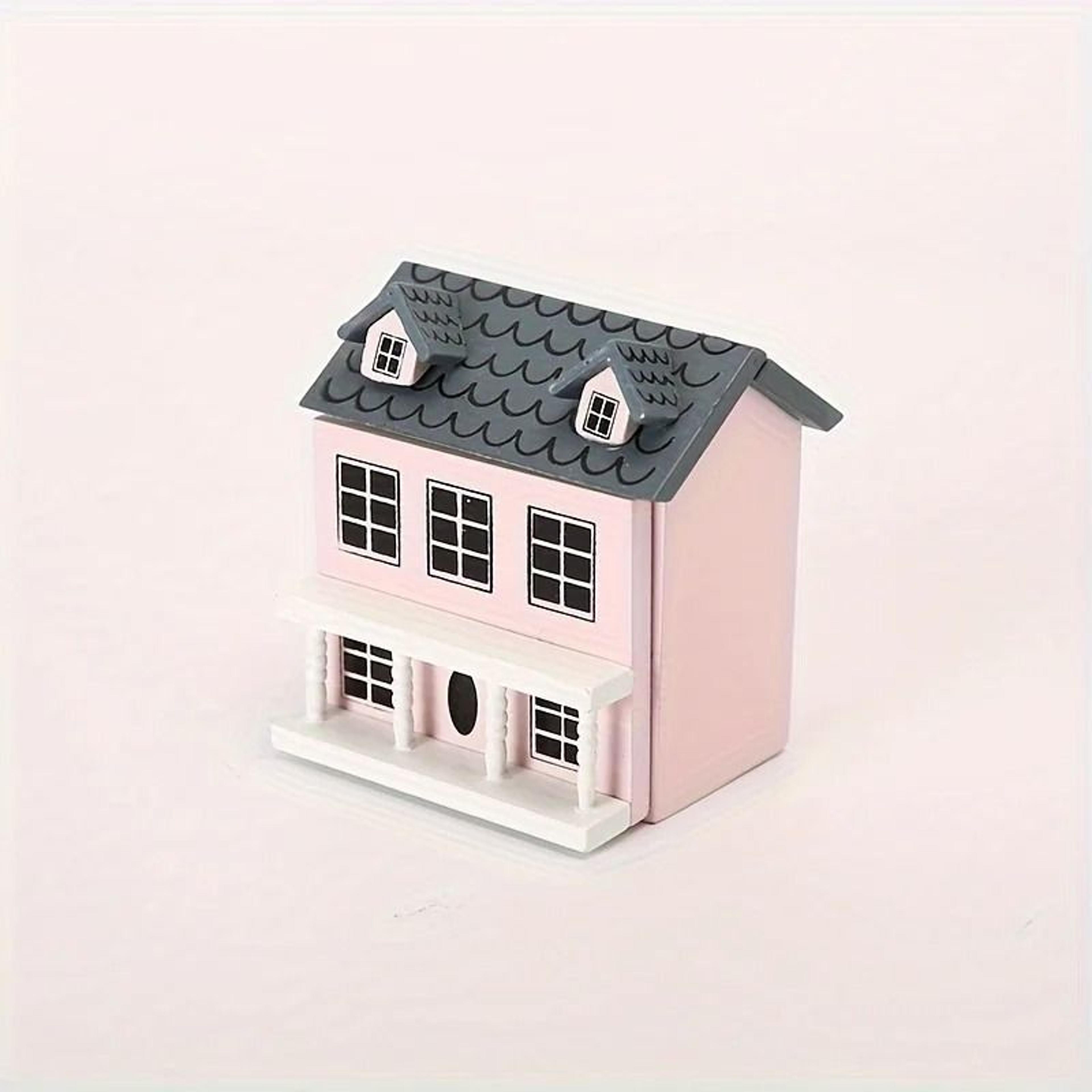 Miniature Pocket Villa Furniture Set  Charming Dollhouse Decor  Accessories 6