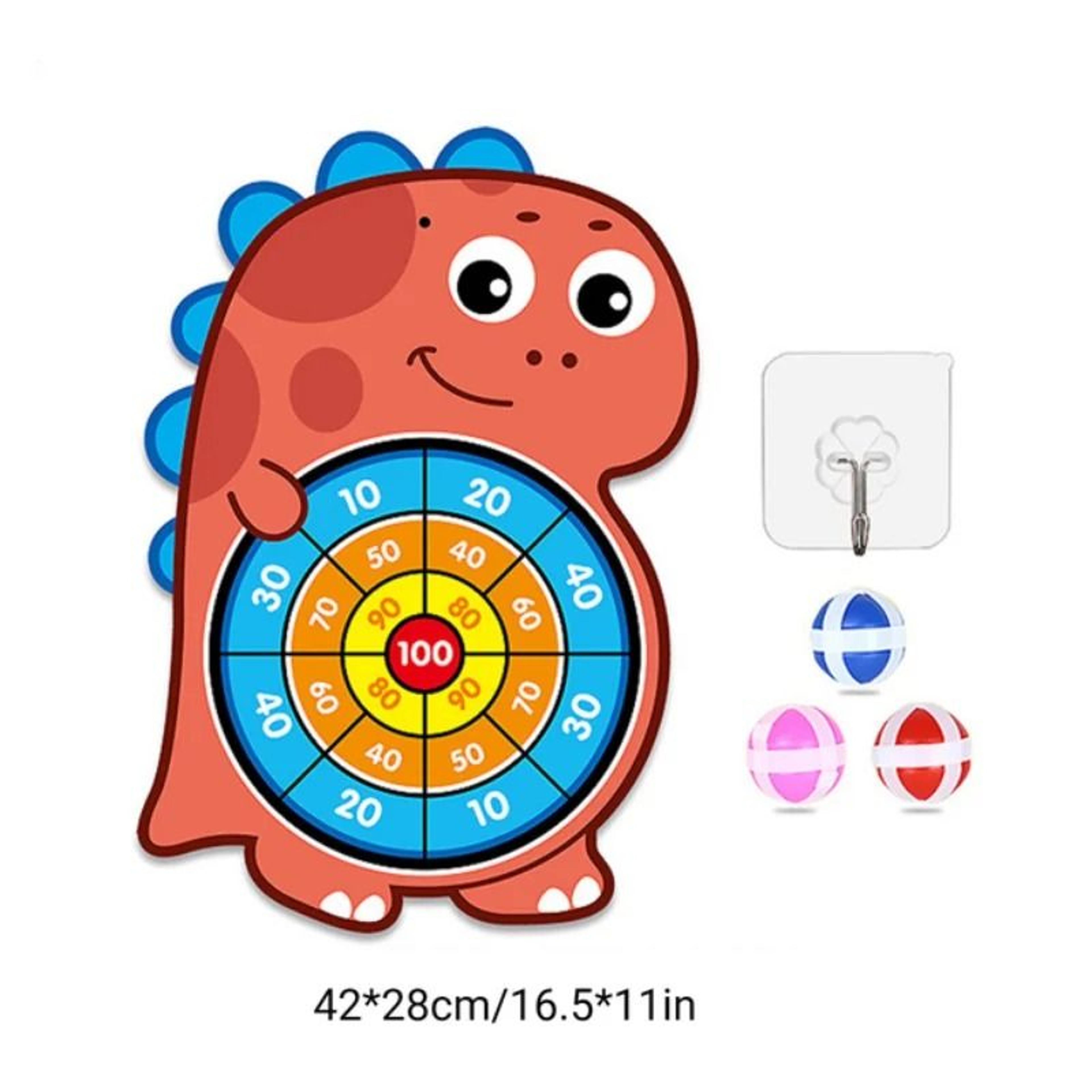 Montessori Sticky Ball Dart Board  Large Interactive Target Game For Kids 13