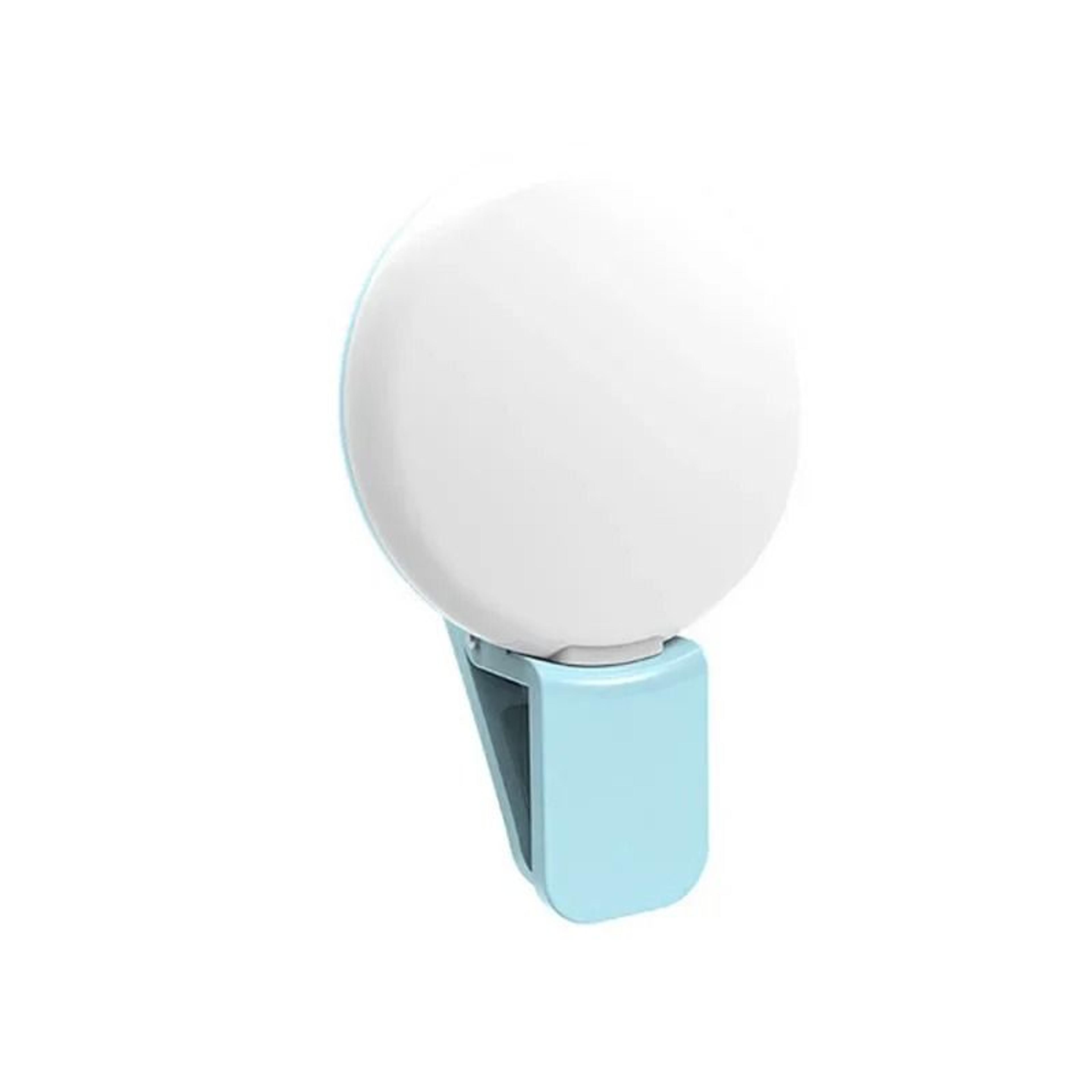 Portable Mini LED Selfie Ring Light  ThreeMode Dimmable ClipOn Fill Light 8