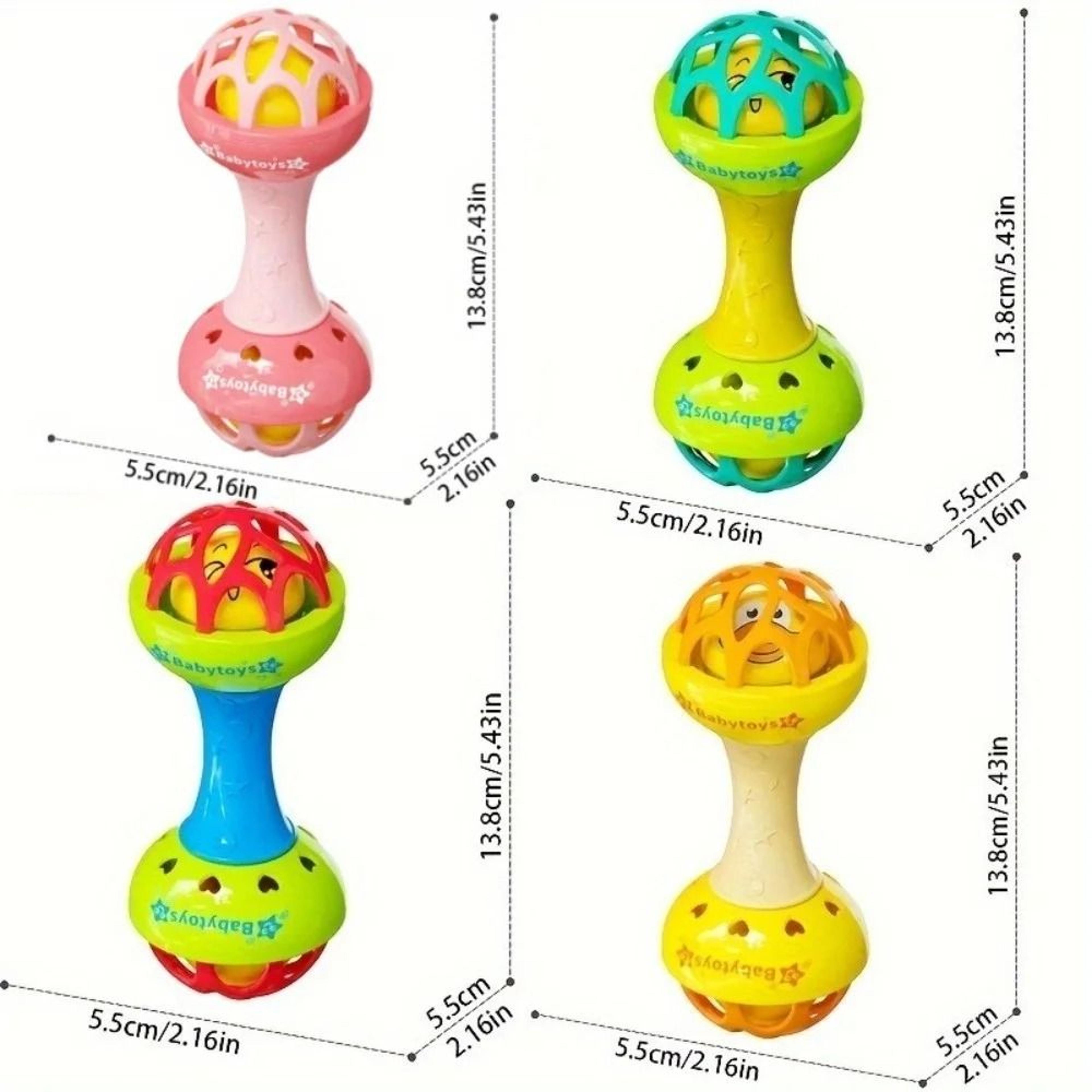 Animal Friends Sensory Rattle  Interactive DoubleHeaded Musical Toy For Infants 1