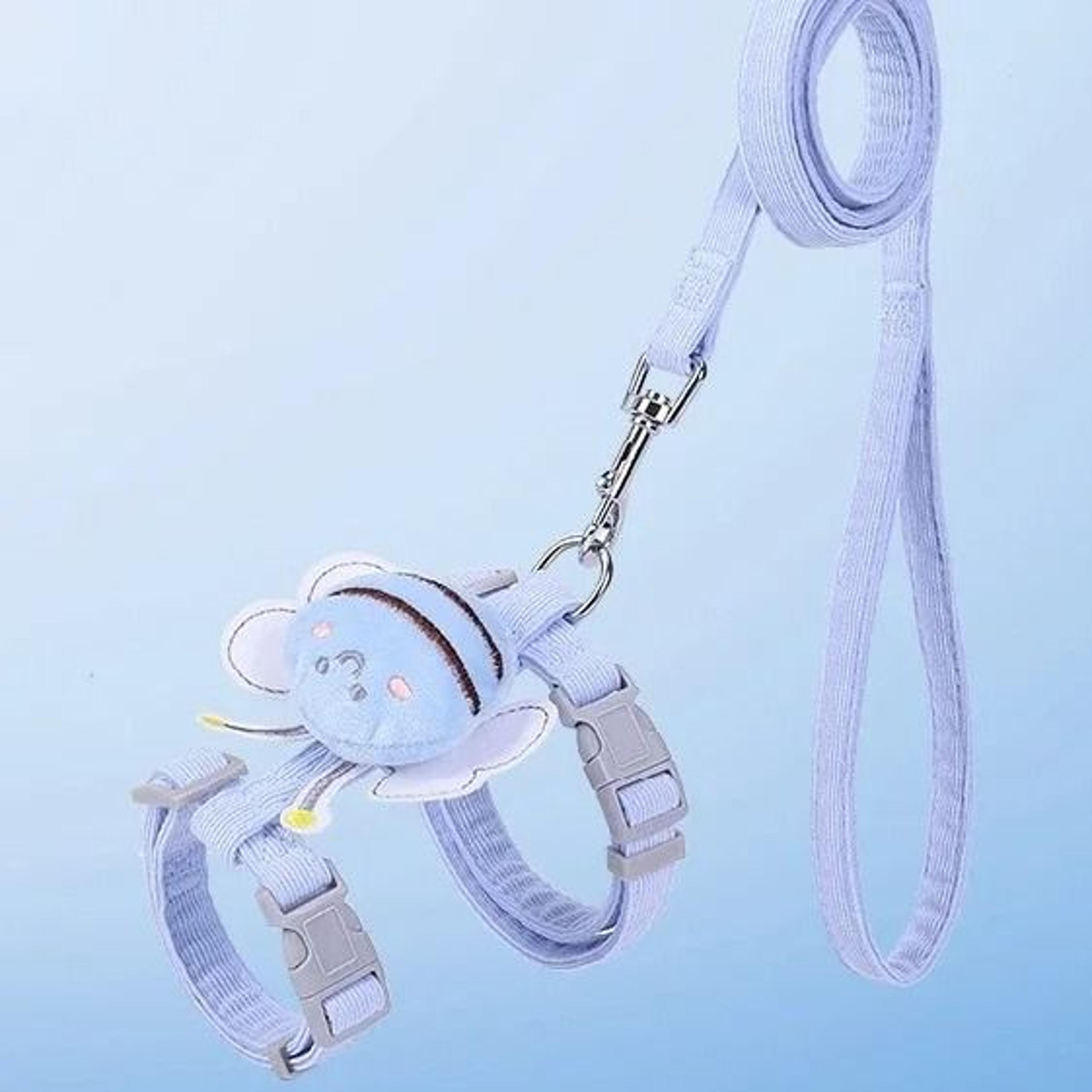 Adjustable Pet Harness  Leash Set  Soft Comfort Walking Gear For Cats  Small Dogs 8