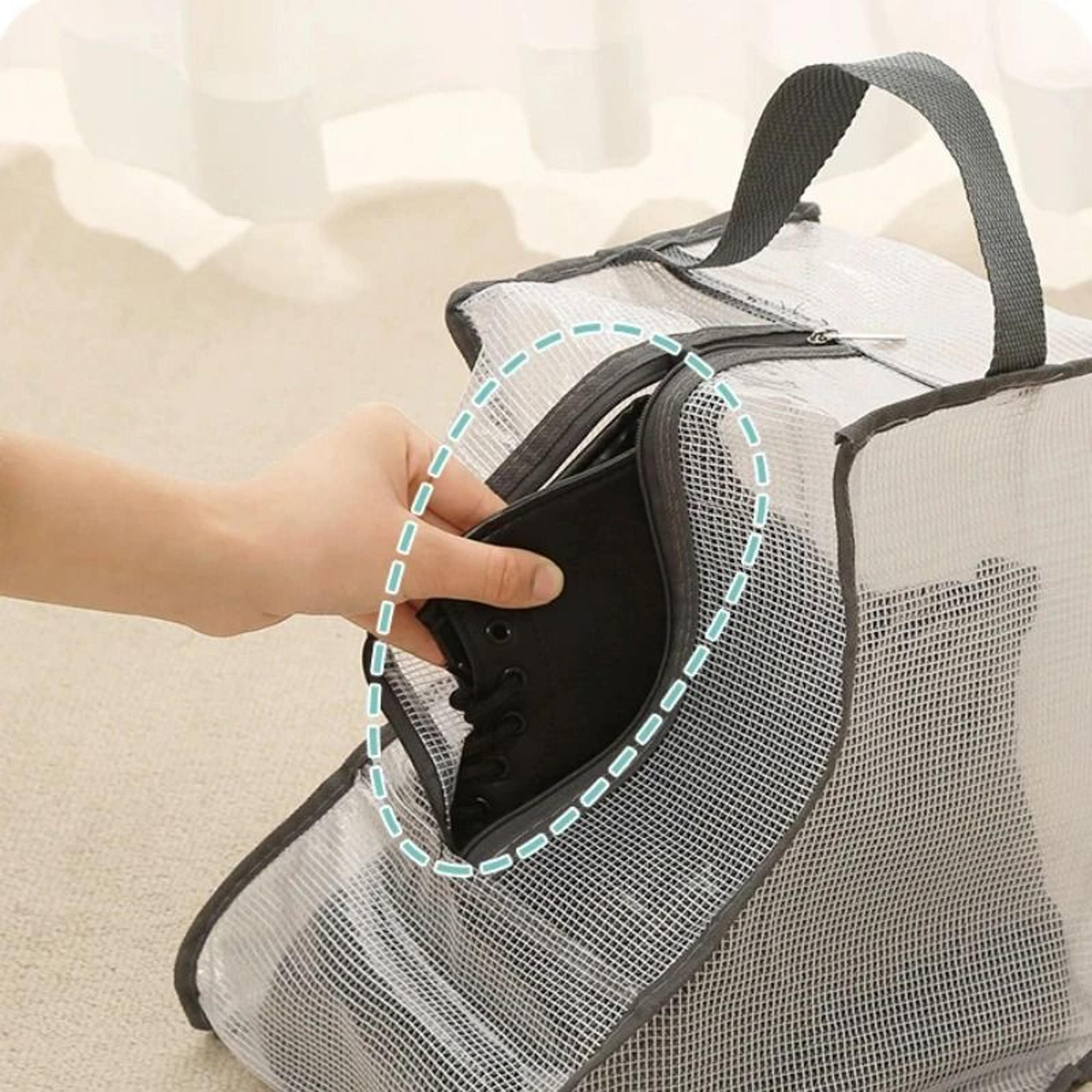 Portable Fashion Shoe Storage Bags  DustProof Travel Organizer For High Heels  Riding Boots 3