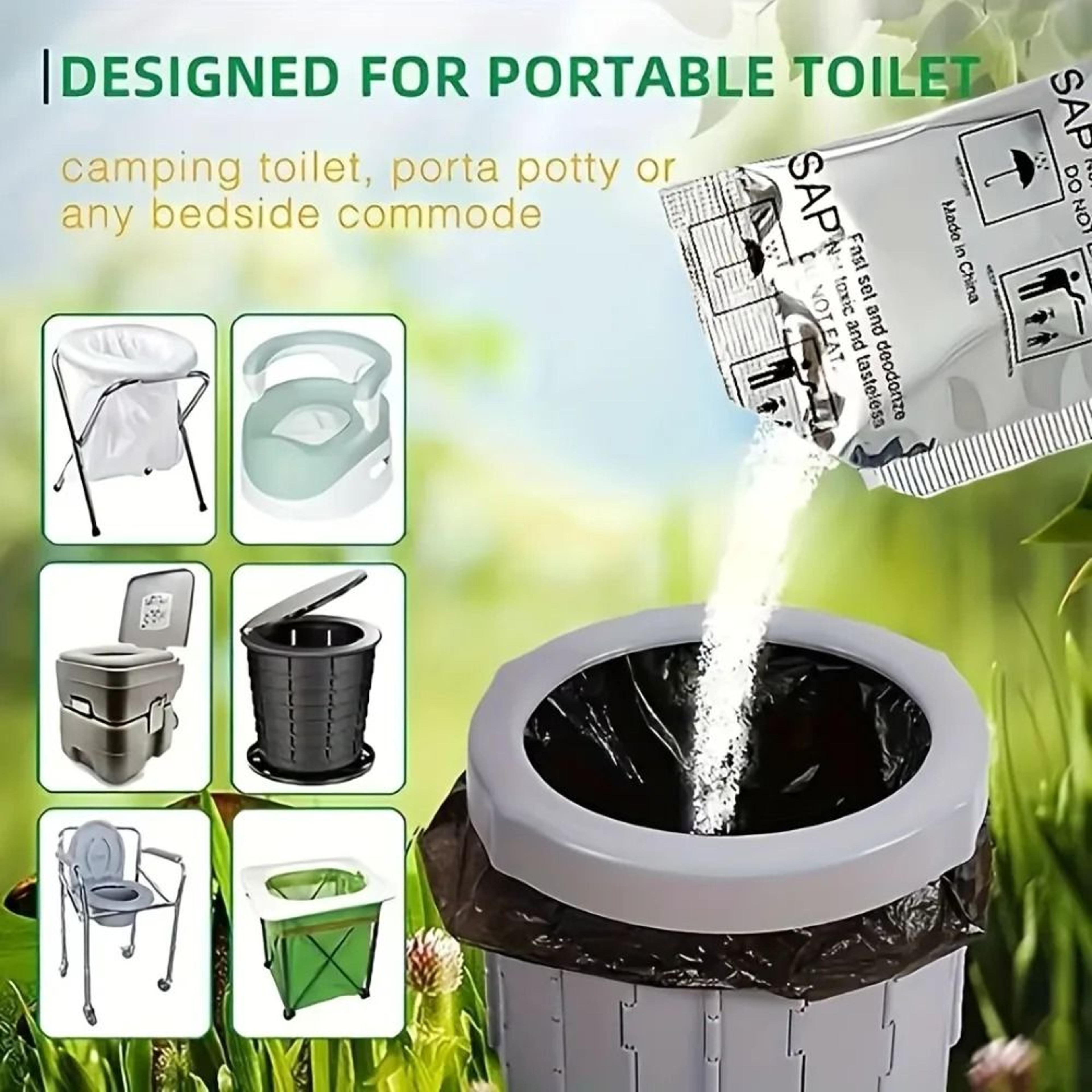 Rapid Urine Solidifying Powder  EcoFriendly Camping Toilet Deodorizer  Coagulant 0