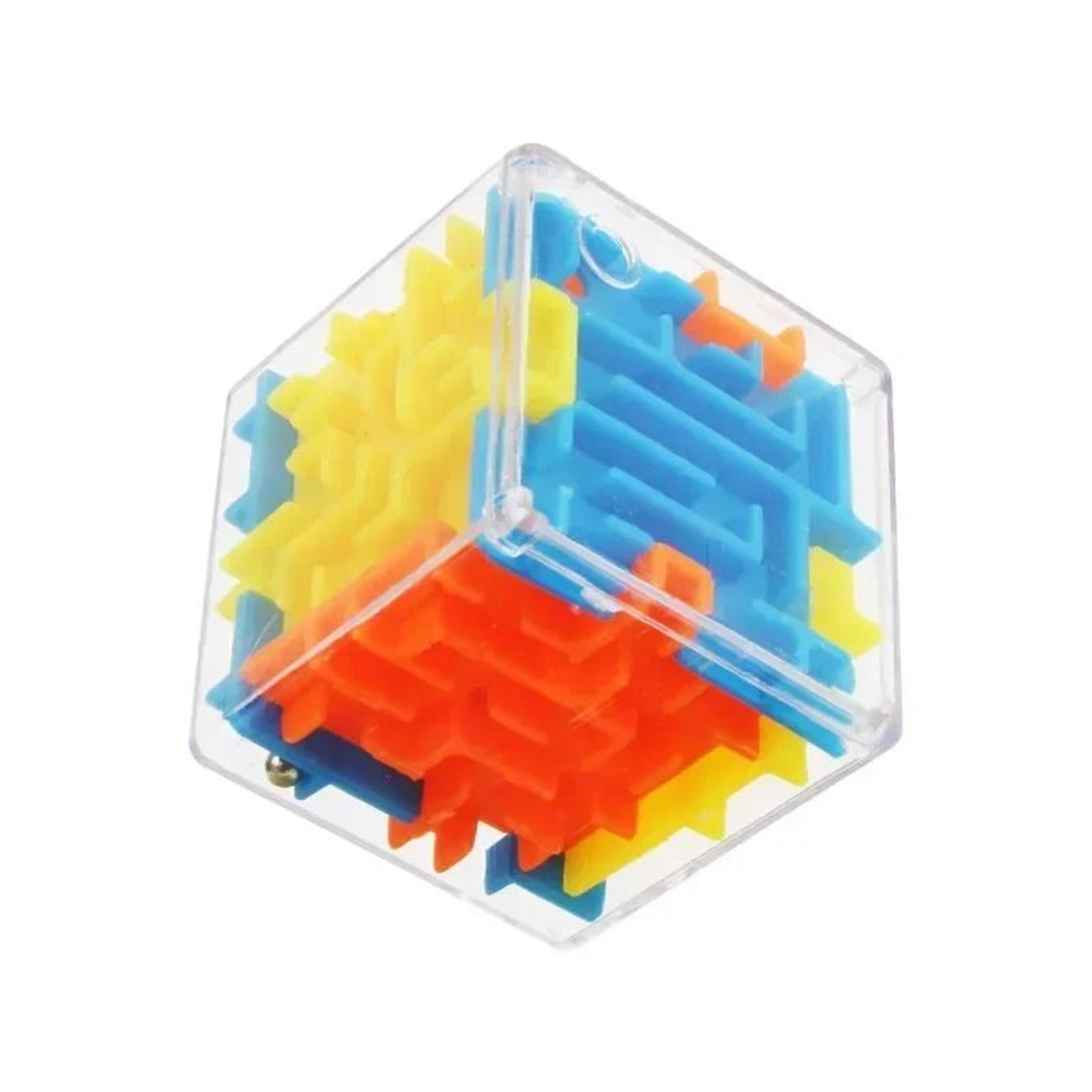 3D Maze Magic Cube  SixSided Transparent Puzzle  Stress Reliever Toy 7