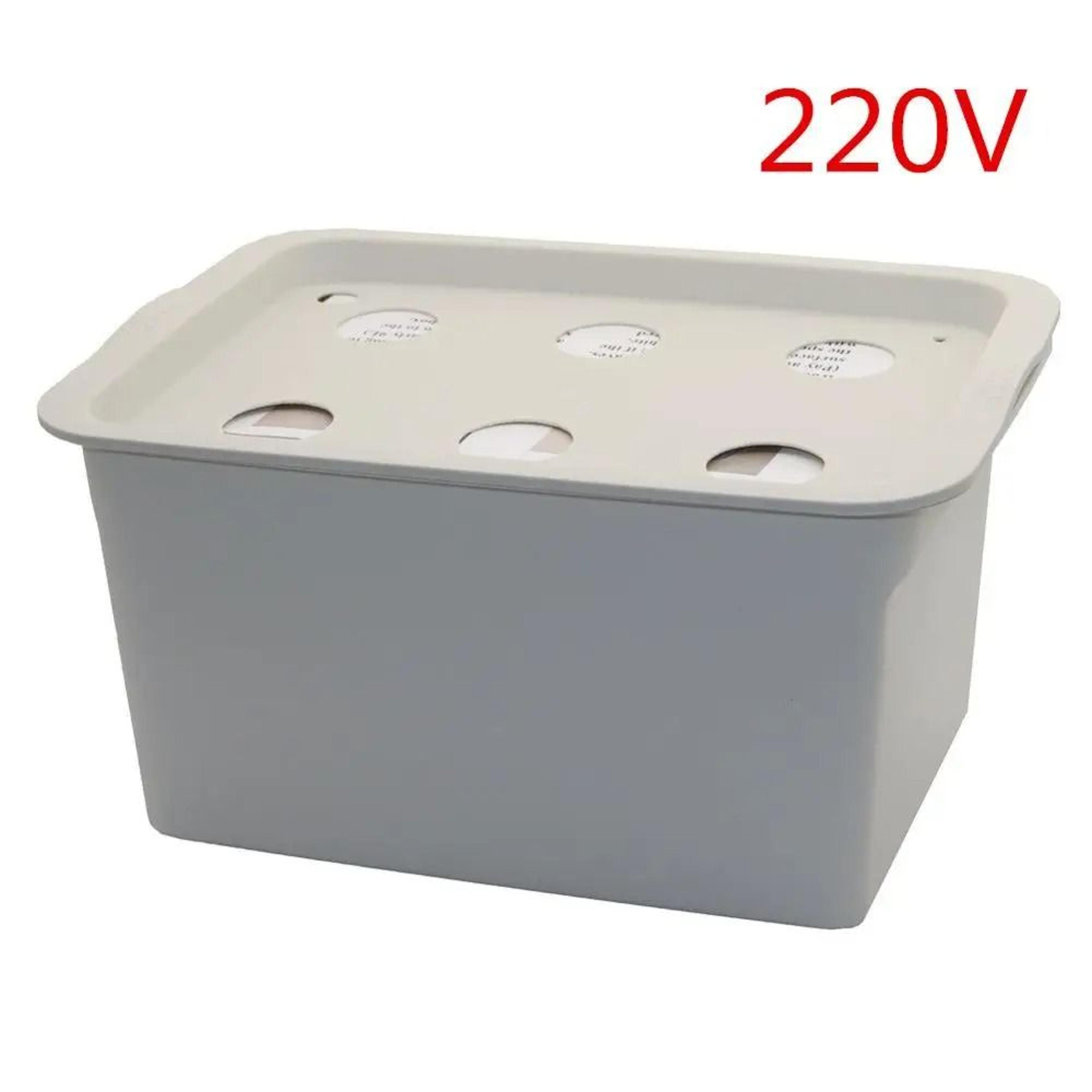 6Hole Indoor Hydroponic Growth Kit  Smart Deep Water Culture Garden Box 10
