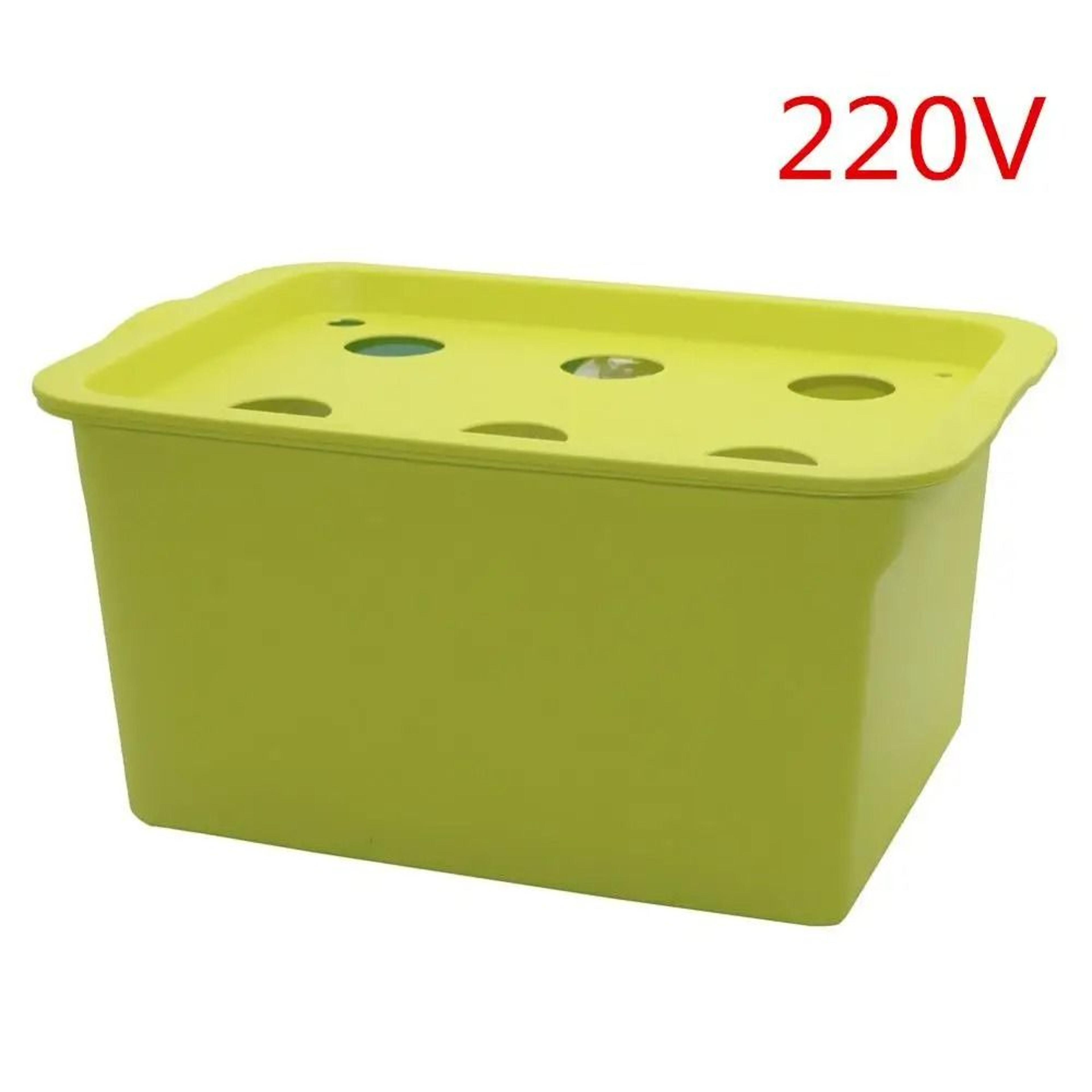 6Hole Indoor Hydroponic Growth Kit  Smart Deep Water Culture Garden Box 12