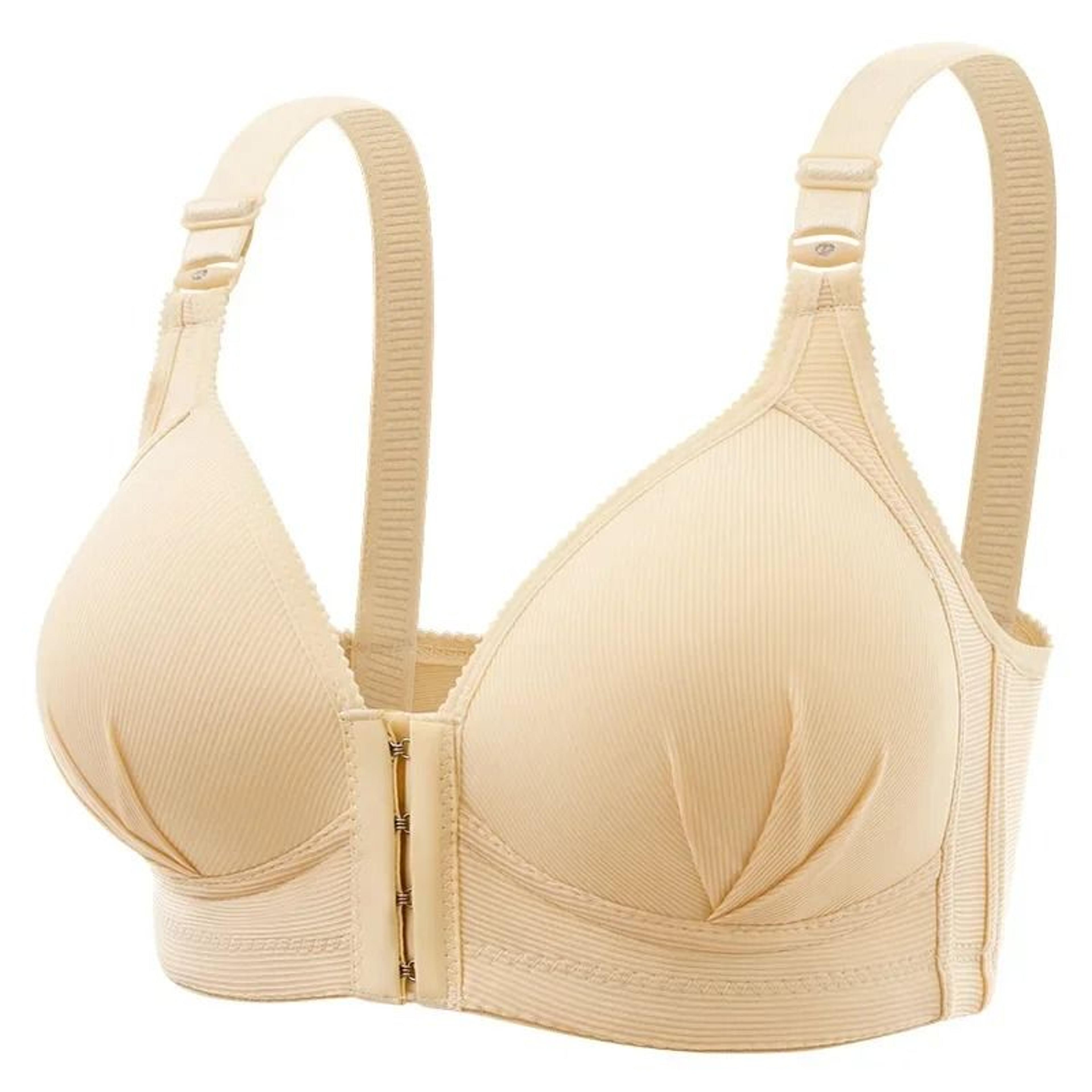 Comfortable FrontButton Breastfeeding Bra  Traceless Wireless Maternity Support 7