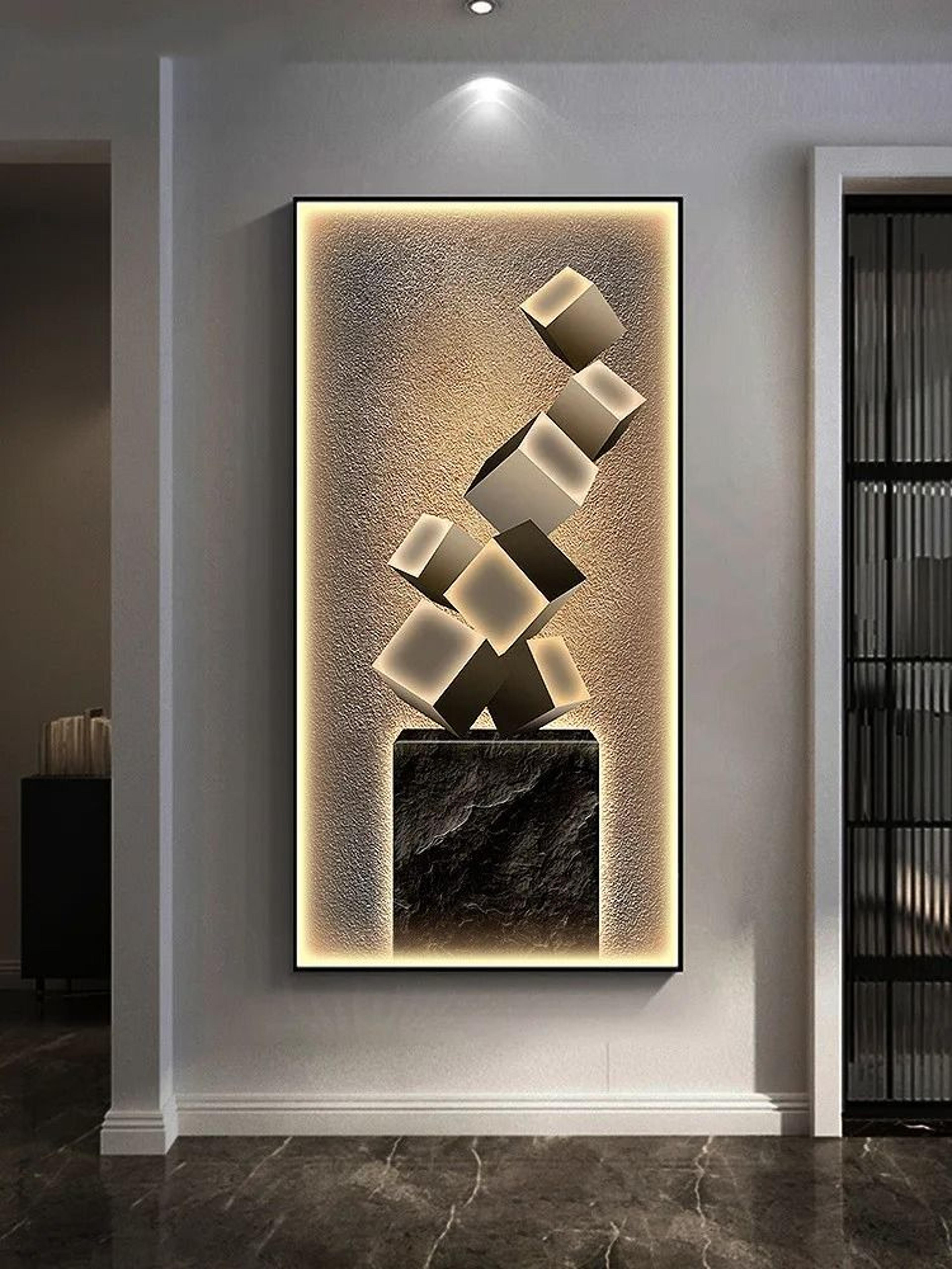 Modern Creative Mural Wall Lamp  Artistic LED Decoration For Living Room  Staircase 1