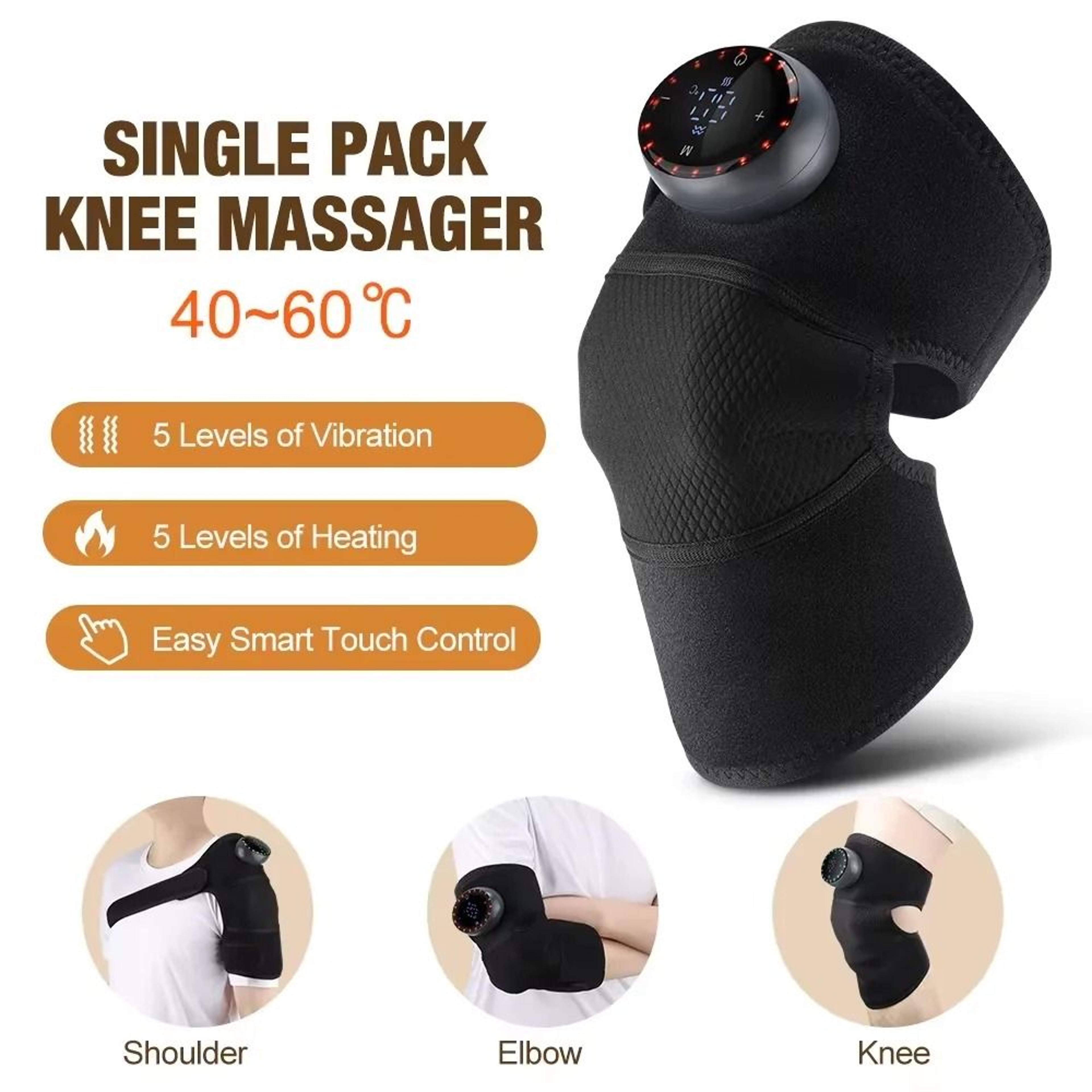 Electric Heating Shoulder Brace  LED Display Vibration Massage Support Belt 10
