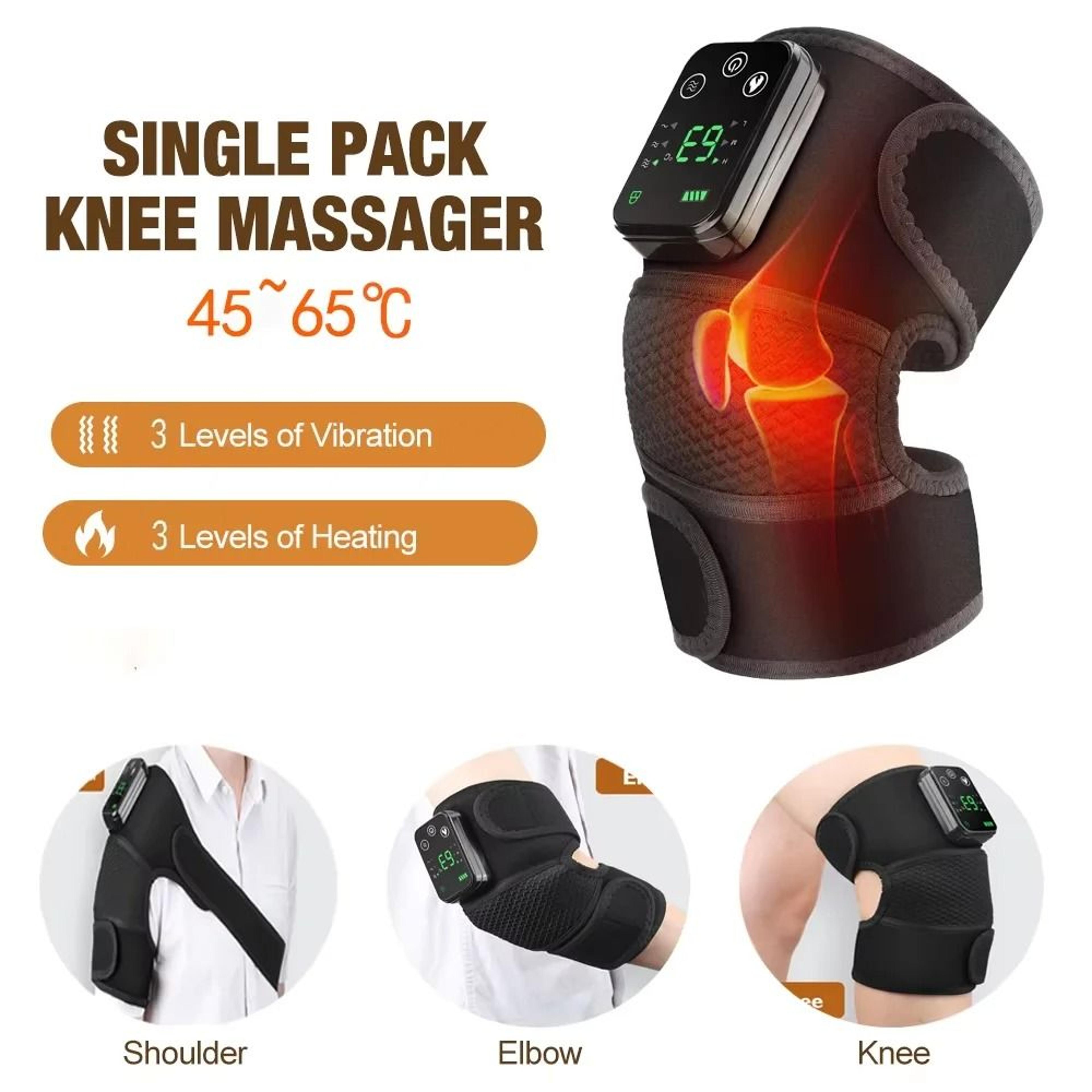 Electric Heating Shoulder Brace  LED Display Vibration Massage Support Belt 7
