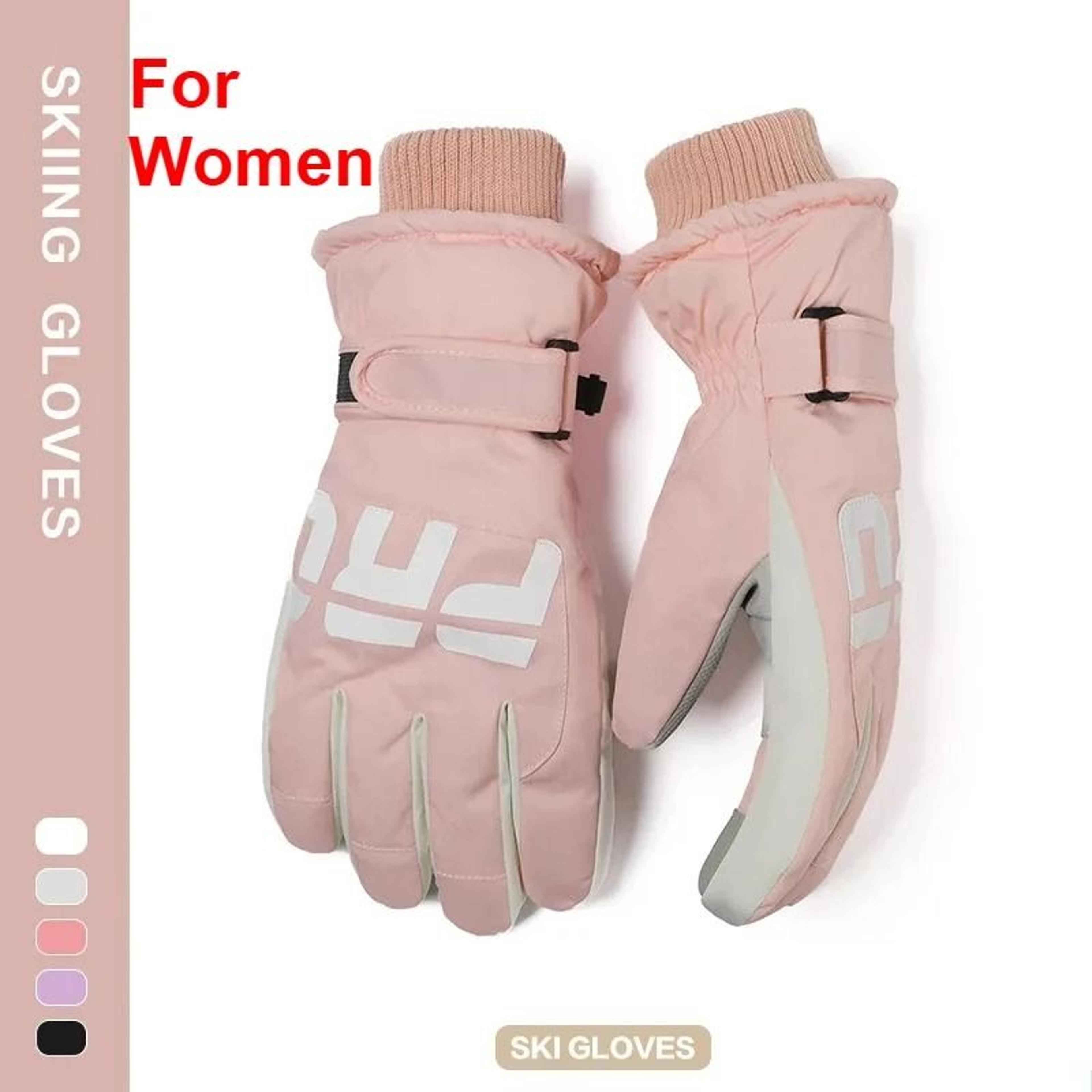 Winter Cycling  Ski Gloves  Waterproof Thermal Protection With Touchscreen Pocket 17