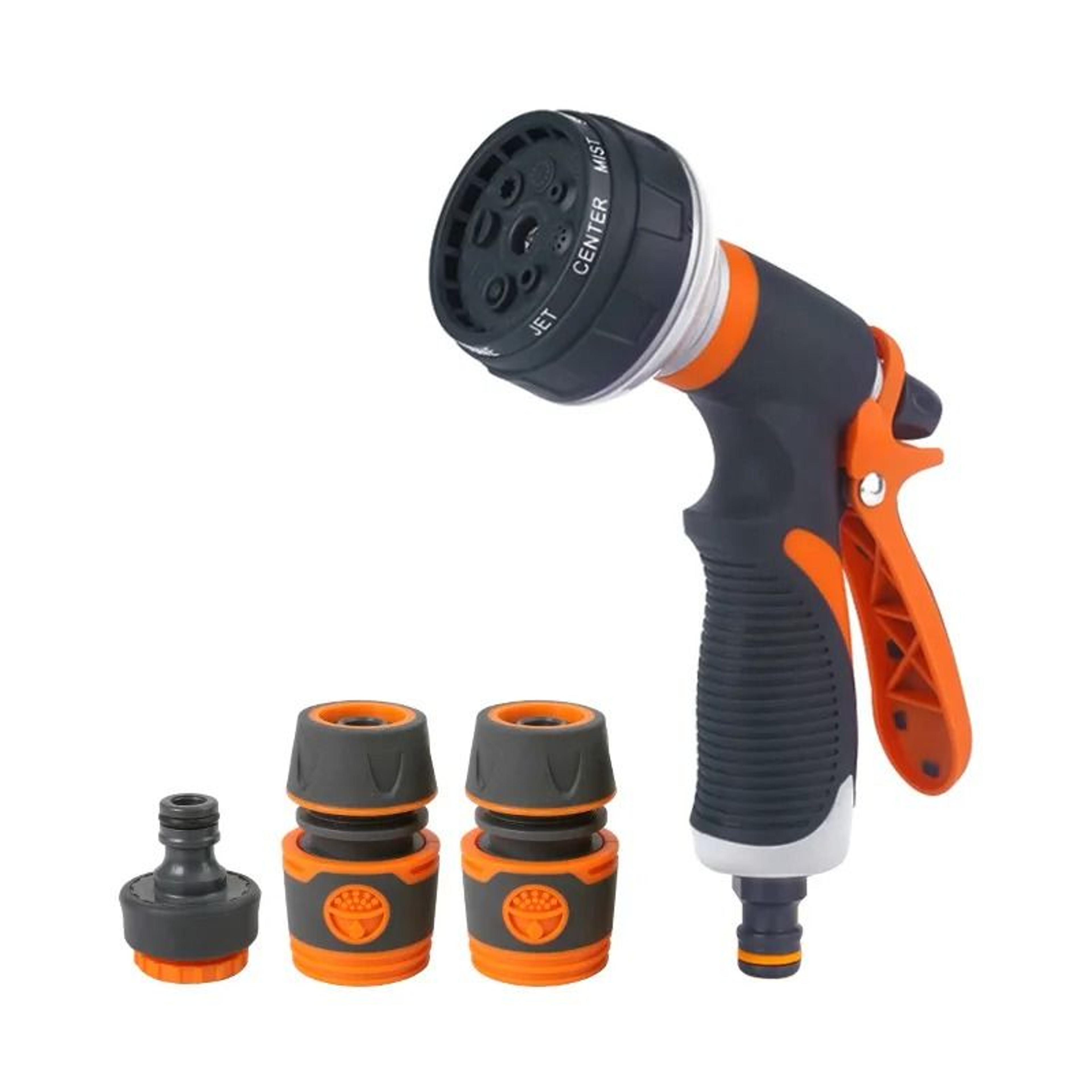 8Mode HighPressure Garden Watering Gun  Adjustable Irrigation Sprayer 10