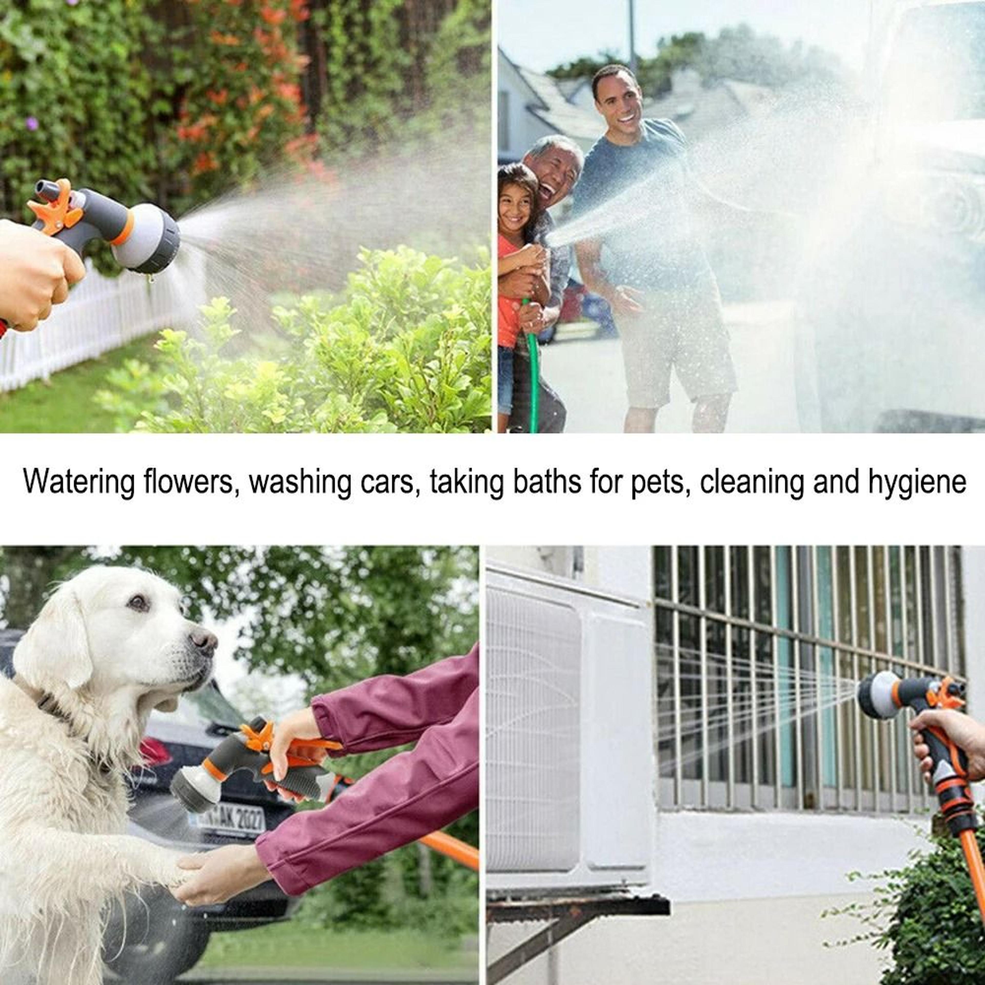 8Mode HighPressure Garden Watering Gun  Adjustable Irrigation Sprayer 4