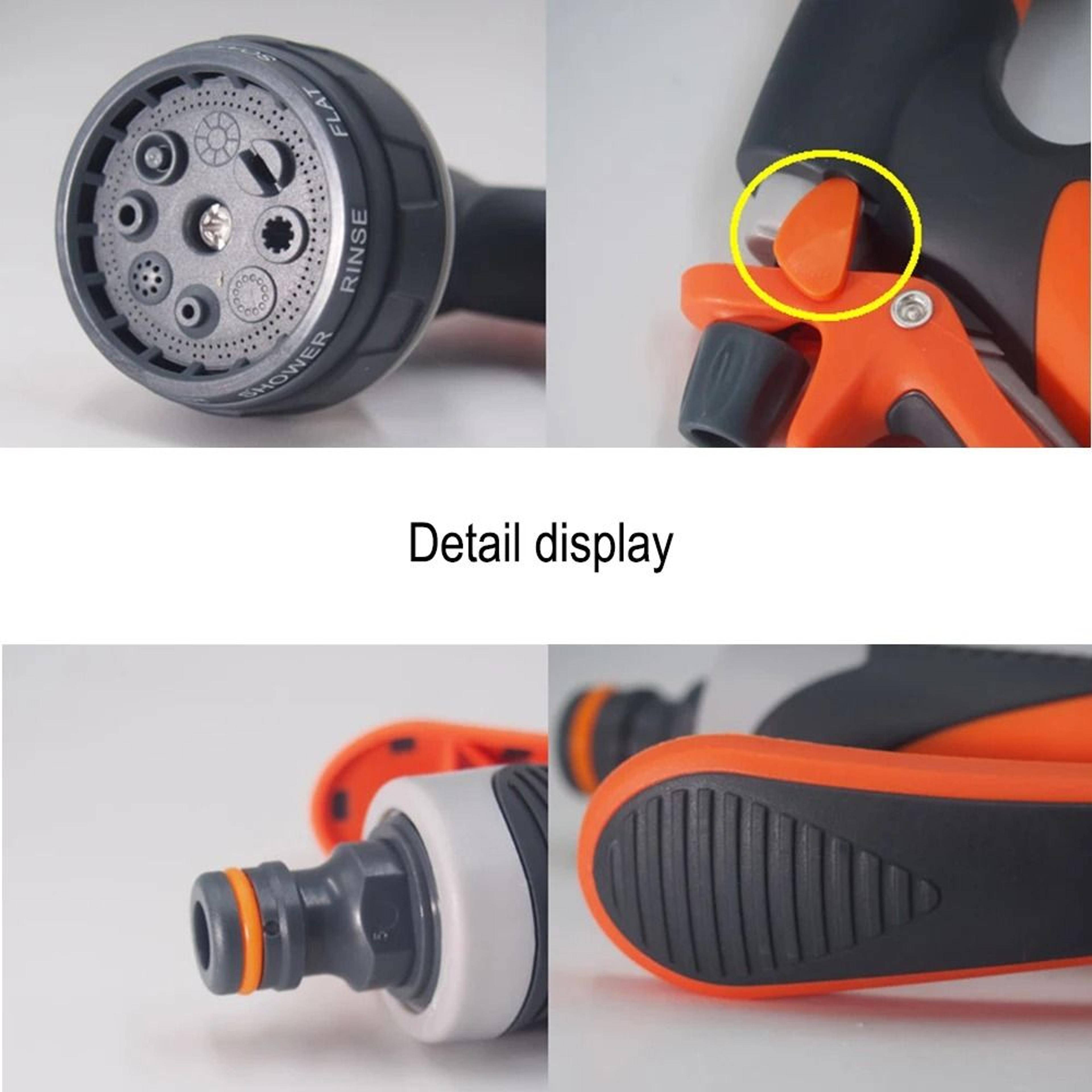 8Mode HighPressure Garden Watering Gun  Adjustable Irrigation Sprayer 5