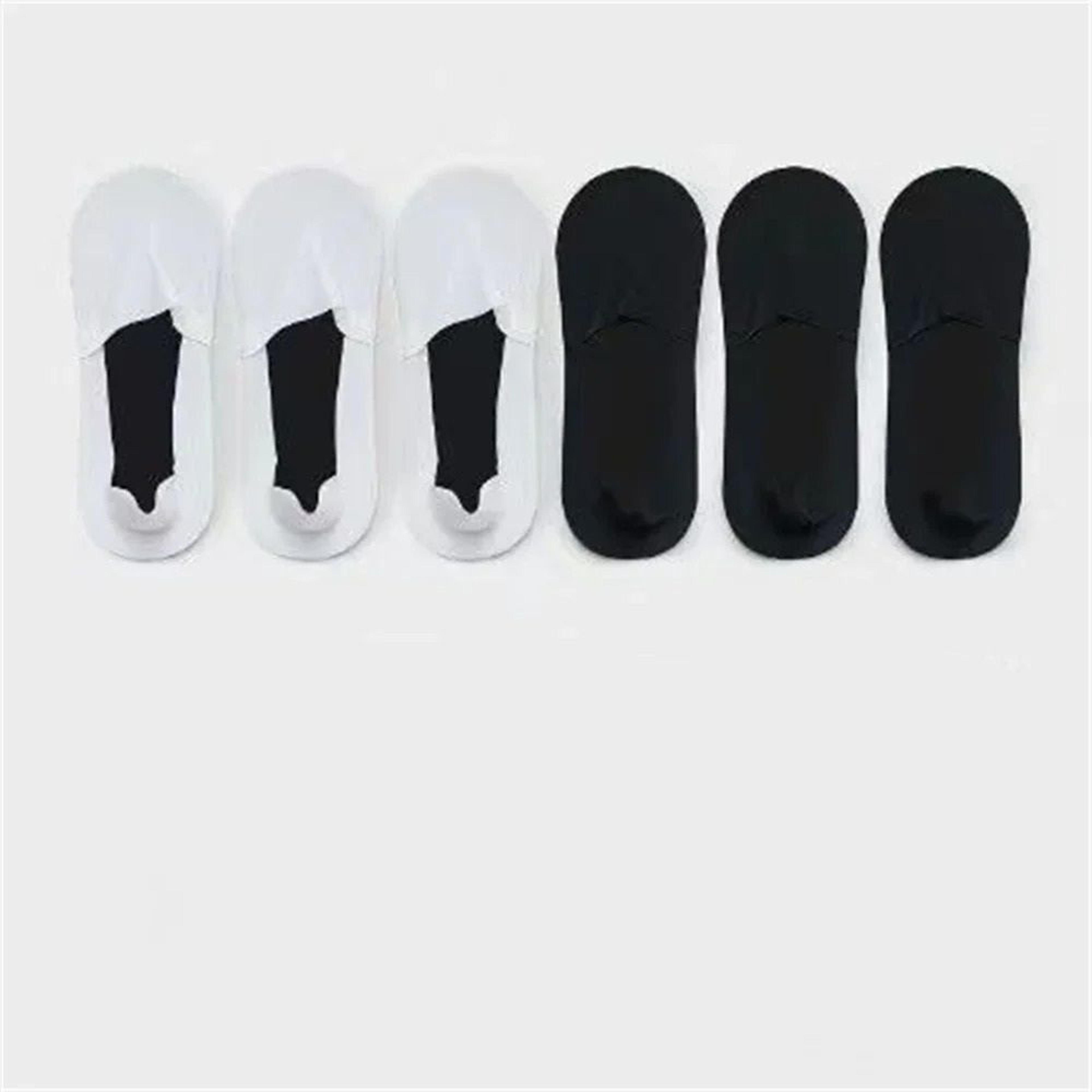 6Pack Mens Invisible Ice Silk Boat Socks  UltraThin  Odor Resistant 9