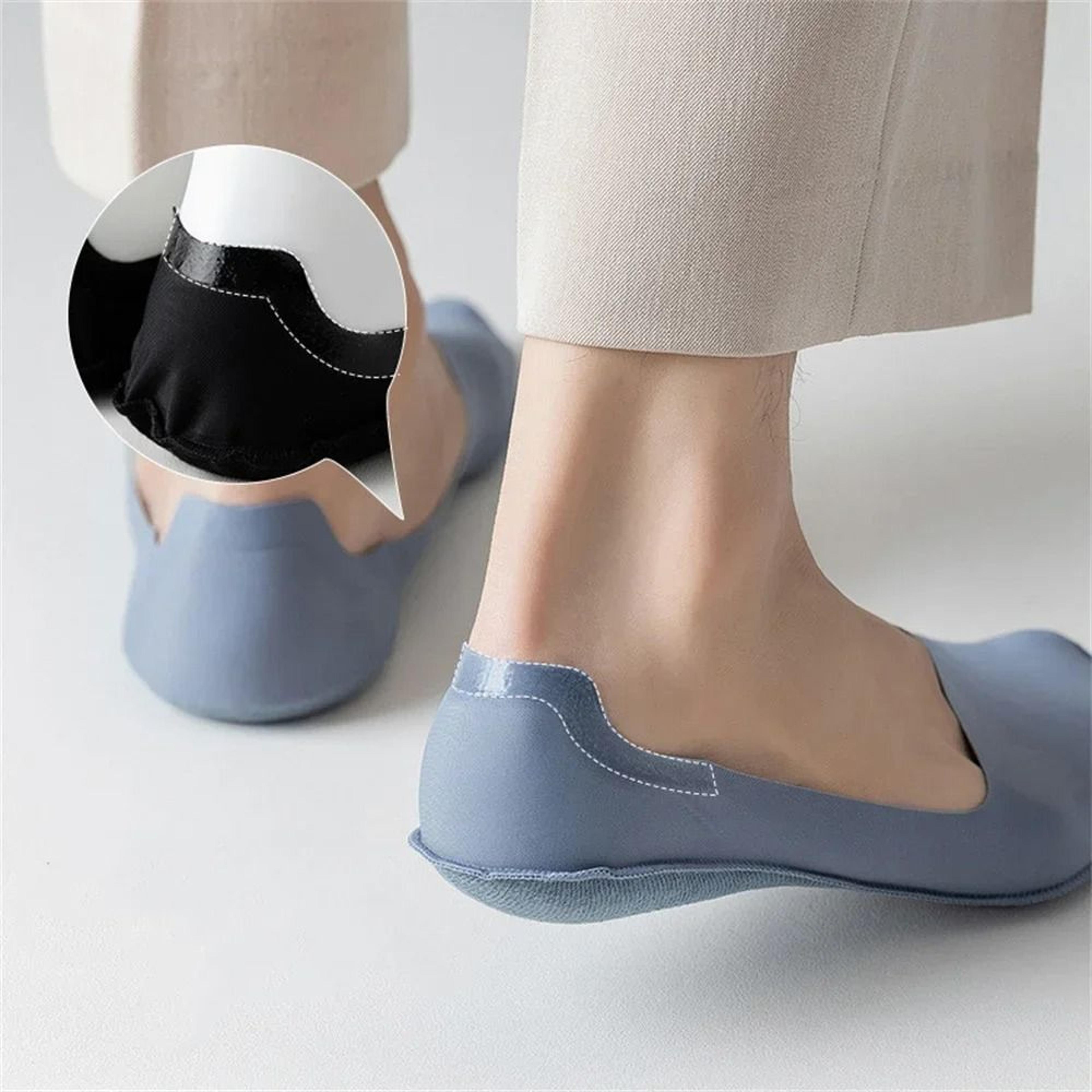 6Pack Mens Invisible Ice Silk Boat Socks  UltraThin  Odor Resistant 4