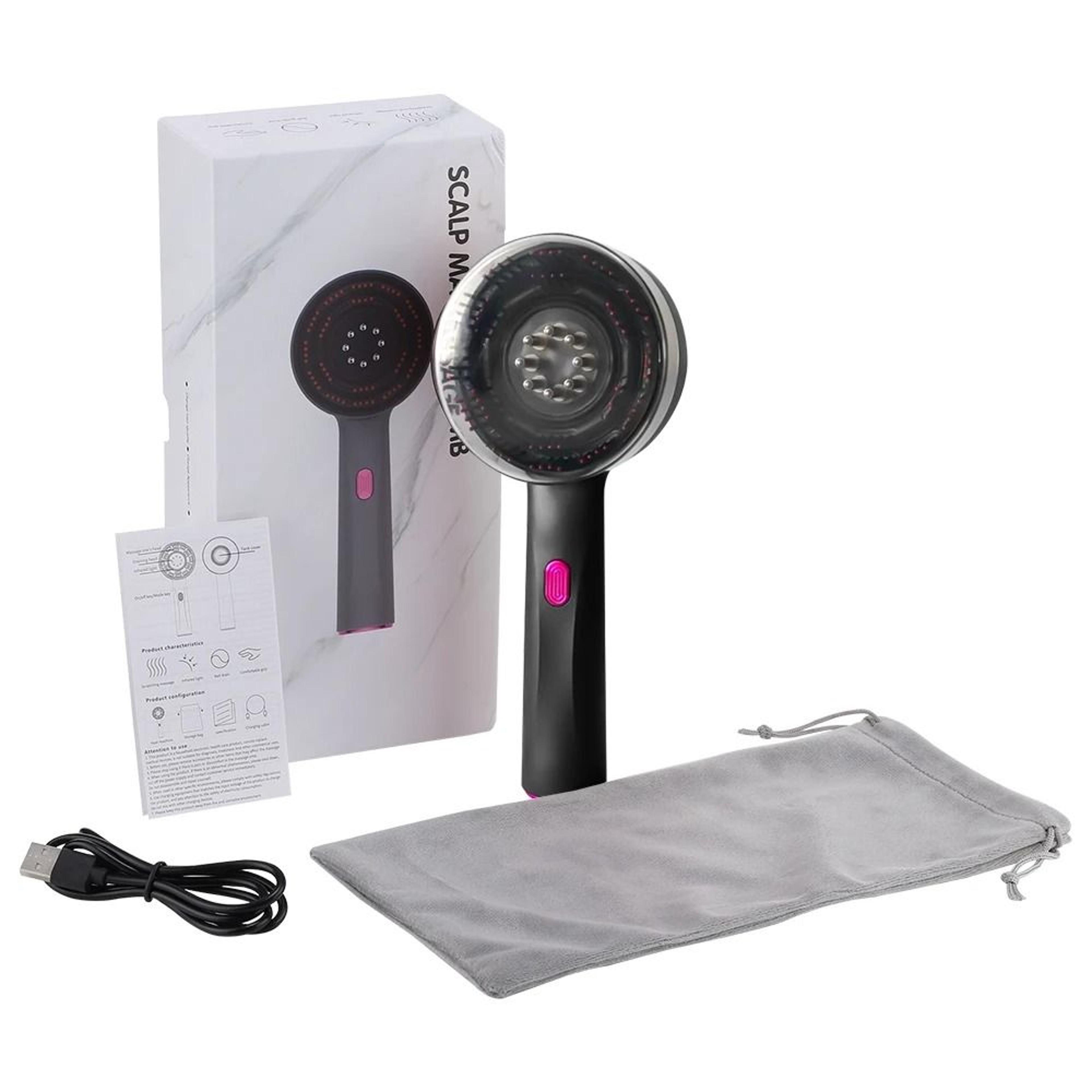 Electric Hair Regrowth Brush  Infrared Scalp Massage  AntiHair Loss Therapy 8