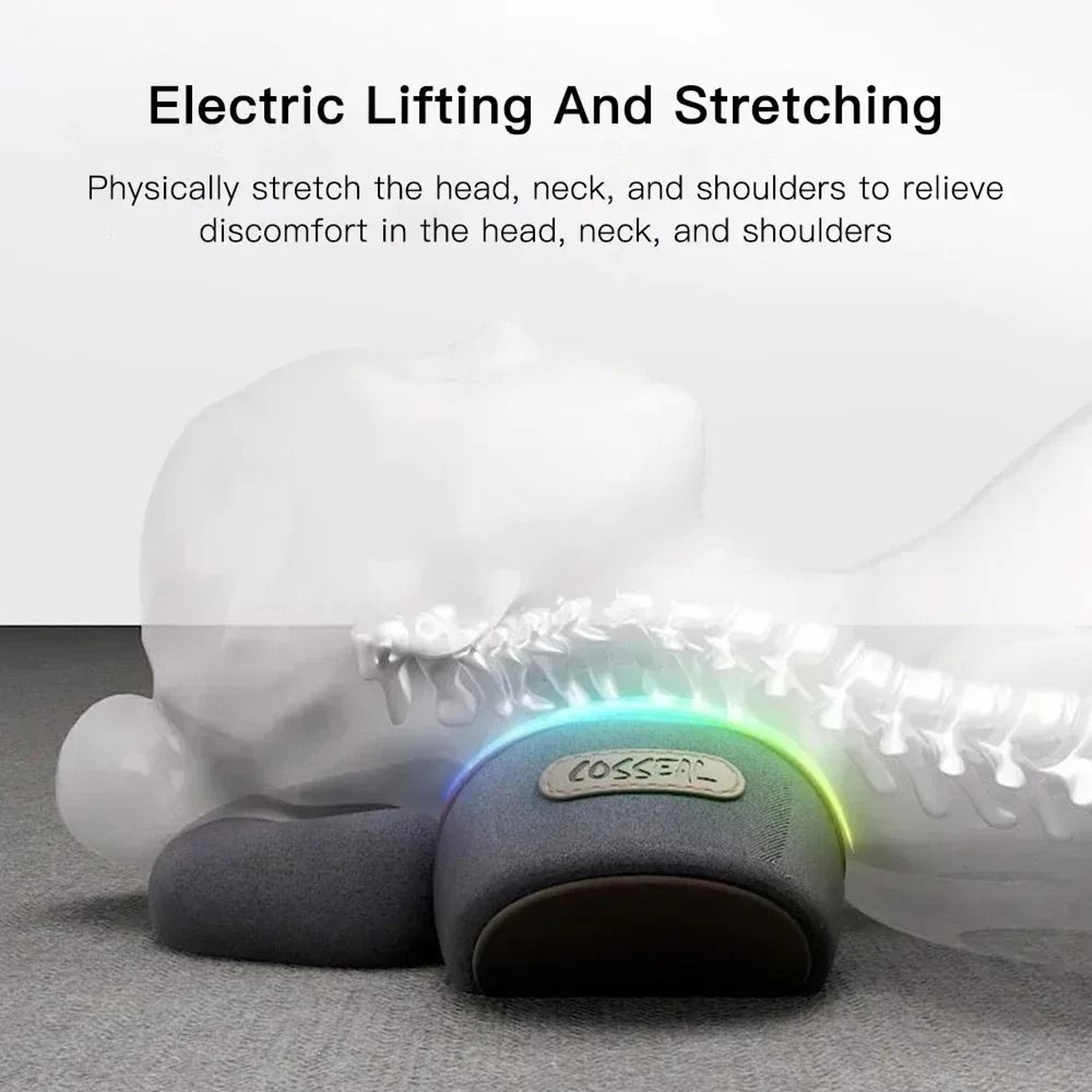 Heated Neck And Shoulder Traction Massager With Electric Vibration 6