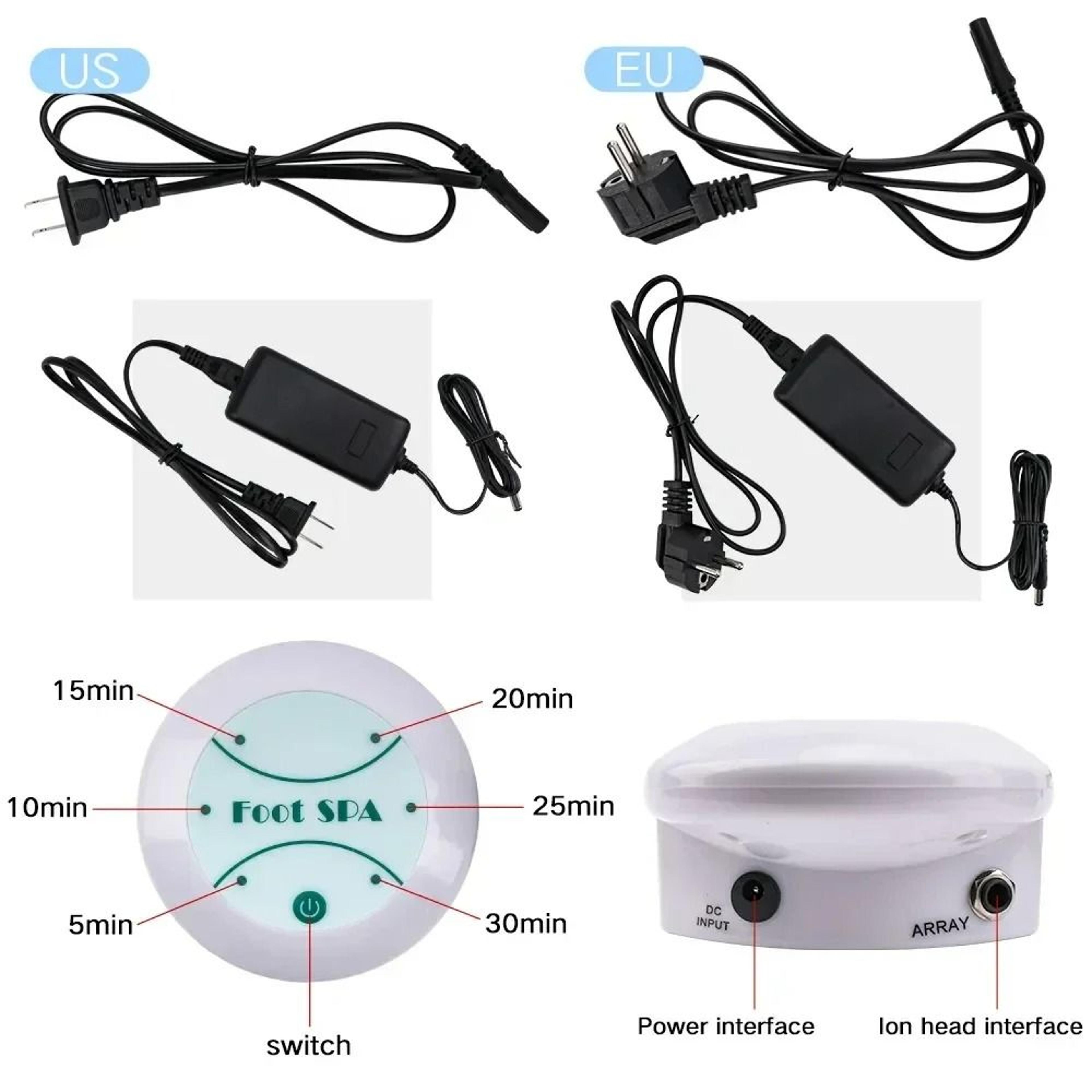 Ionic Detoxification Foot Spa Bath And Wellness System 5