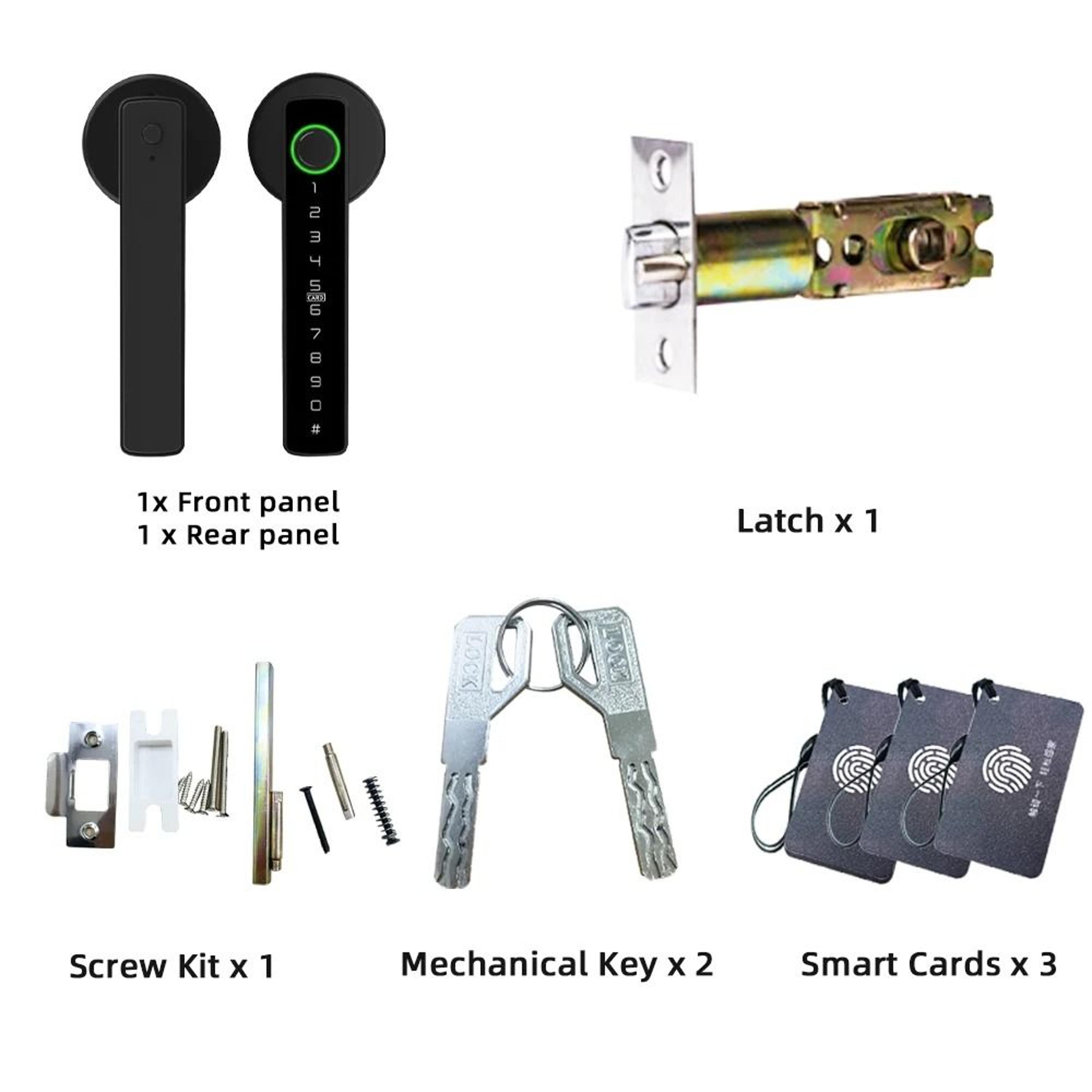 Tuya Smart Fingerprint Door Lock With Digital Keypad And App Access 5