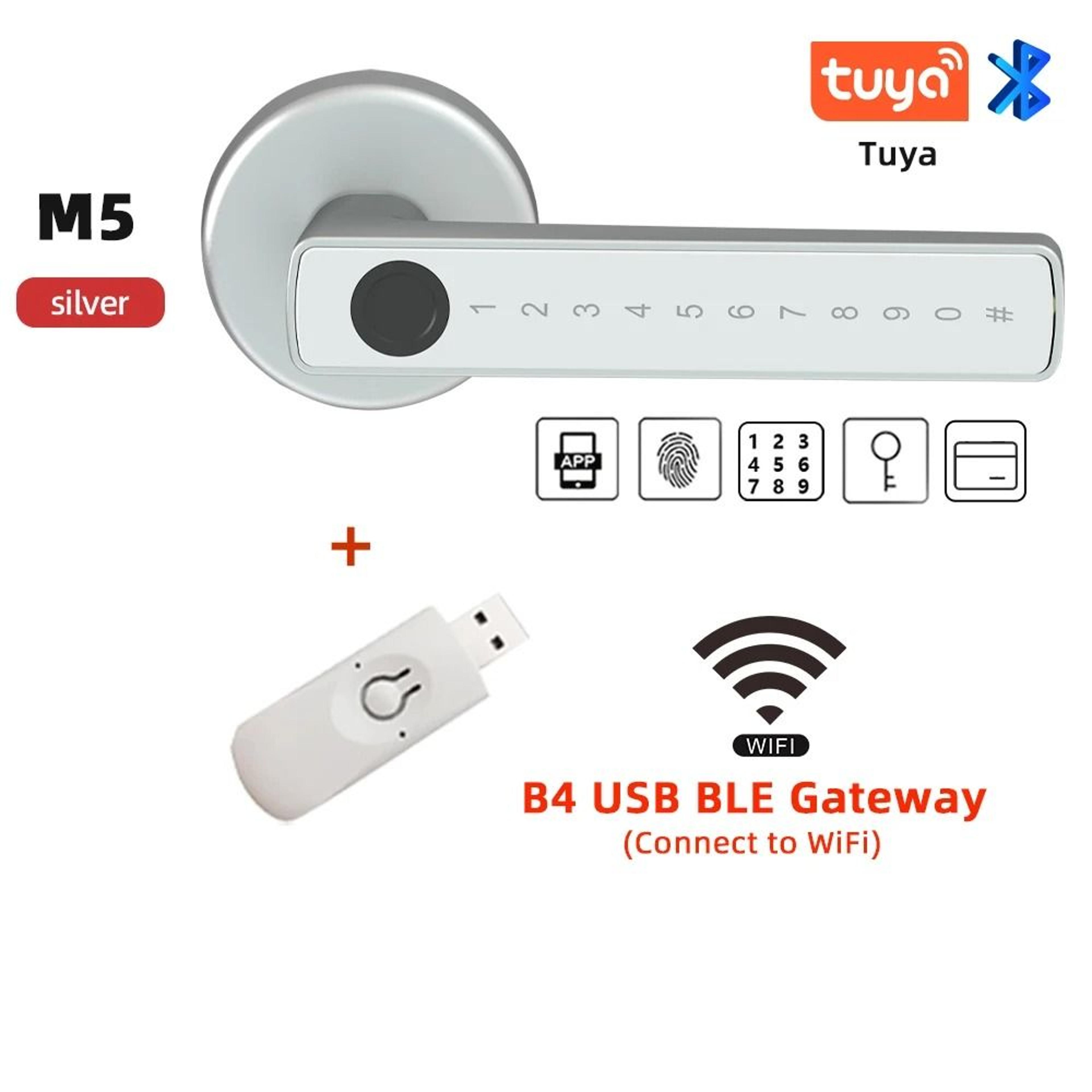Tuya Smart Fingerprint Door Lock With Digital Keypad And App Access 8